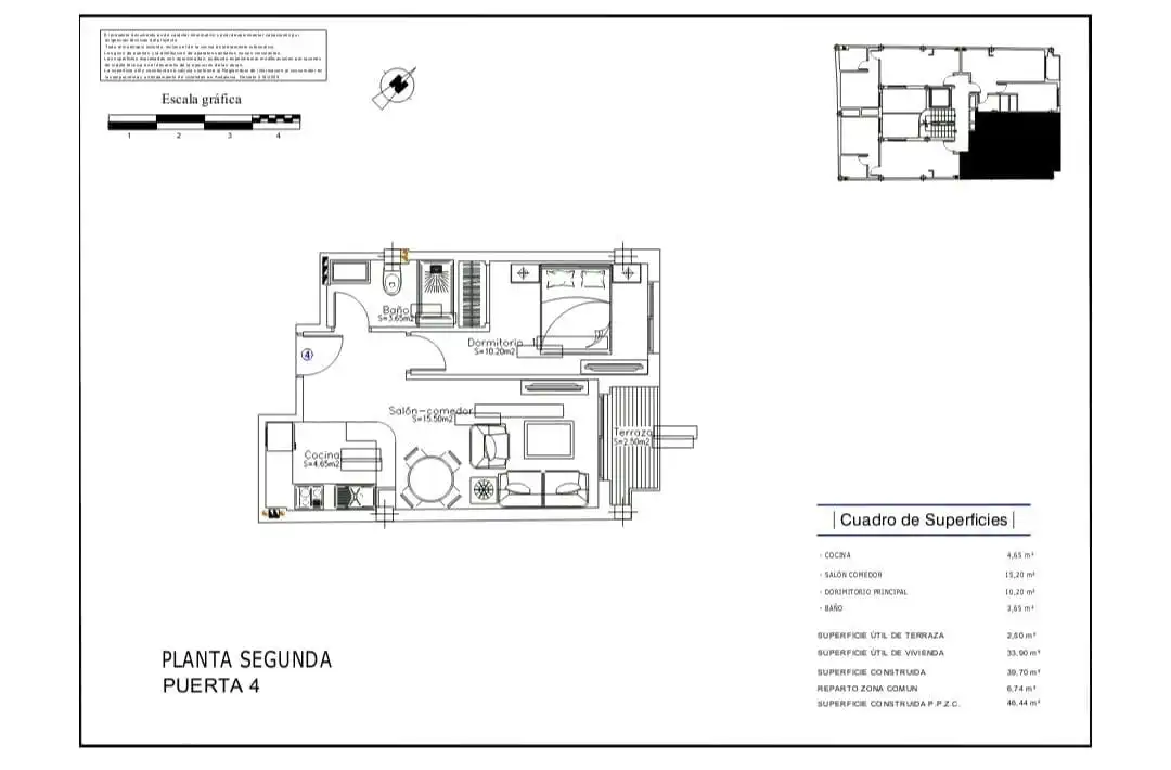 Appartement avec terrasse à vendre à Calle Calle Río Guadalfeo, imagen 3