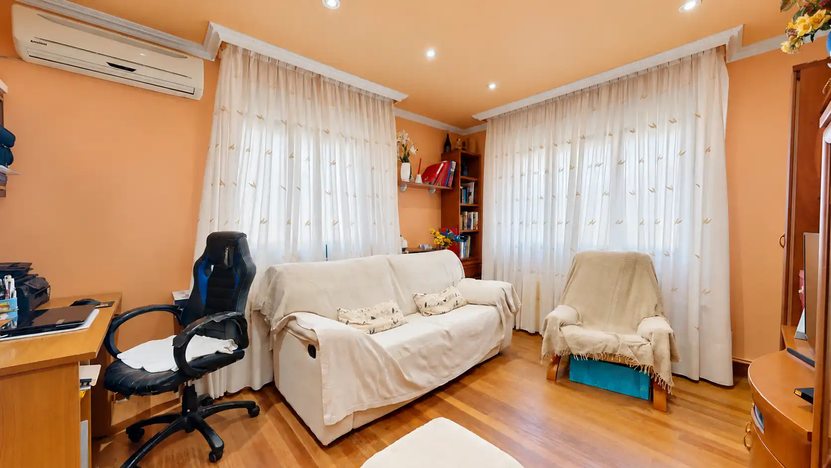 Sala de estar de Piso en venta en Bilbao  con Calefacción y Terraza