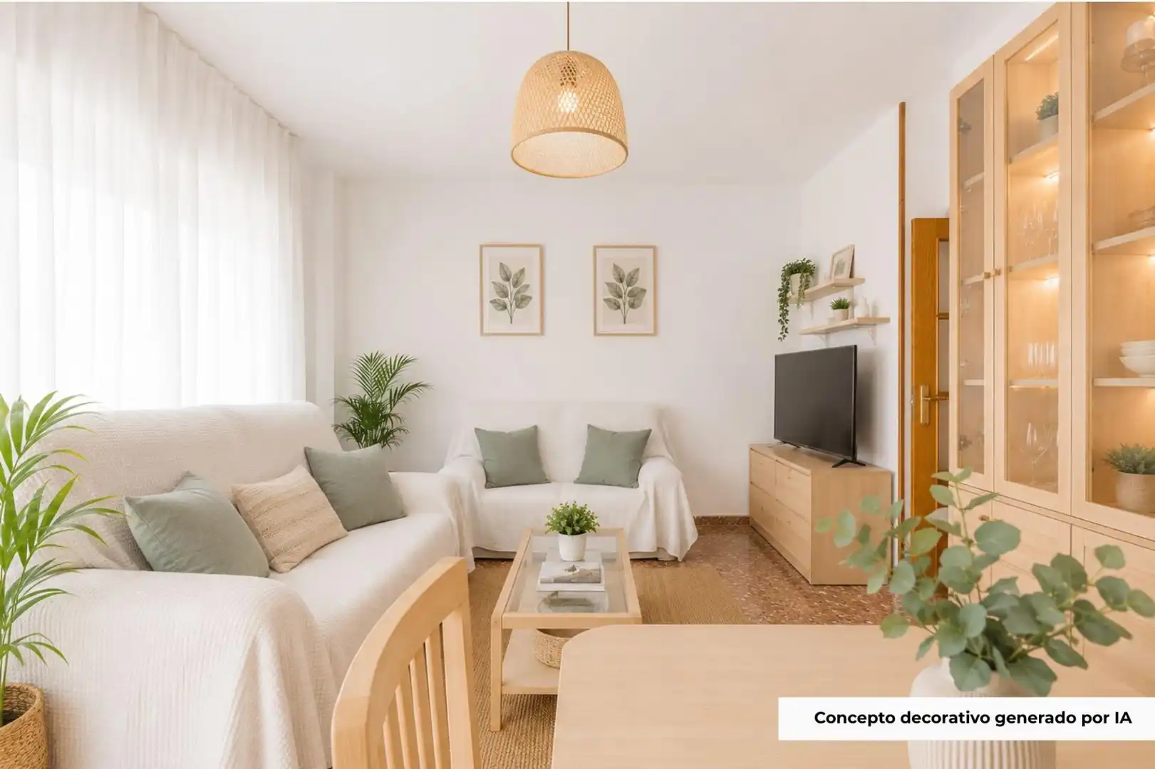 Sala de estar de Piso en venta en Murcia con Aire acondicionado, Calefacción y Terraza
