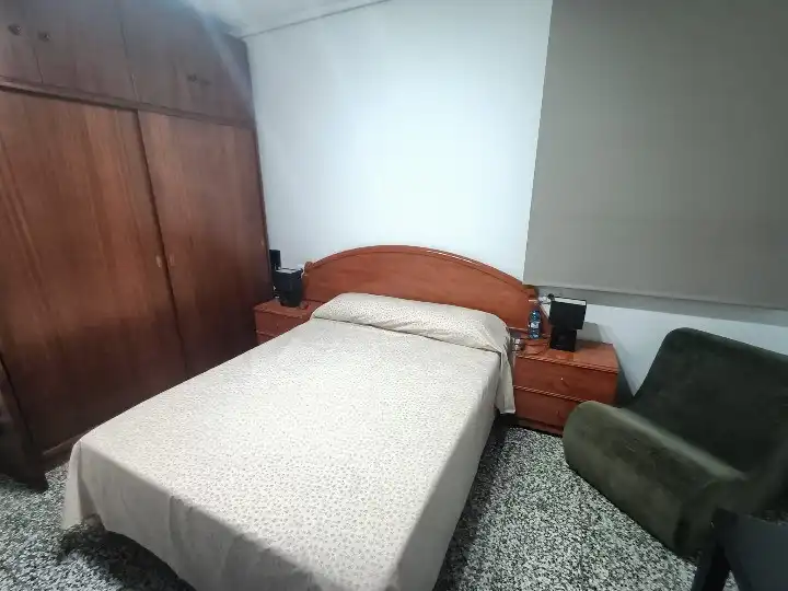 Bedroom of Flat for rent in Valencia  with Furnished, Oven and Washing machine