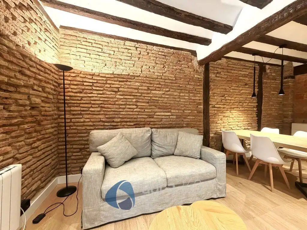Sala de estar de Apartamento de alquiler en  Logroño con Calefacción y Amueblado