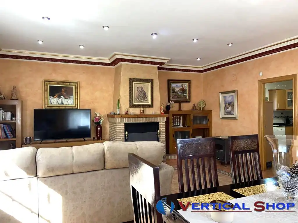 Sala de estar de Casa o chalet en venta en Caudete con Aire acondicionado y Calefacción