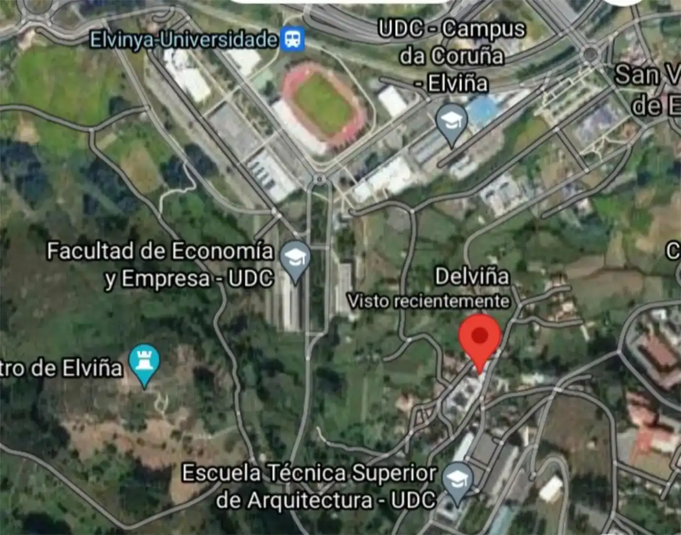 Vista exterior de Apartament per a compartir en A Coruña Capital  amb Parquet, Moblat i Forn