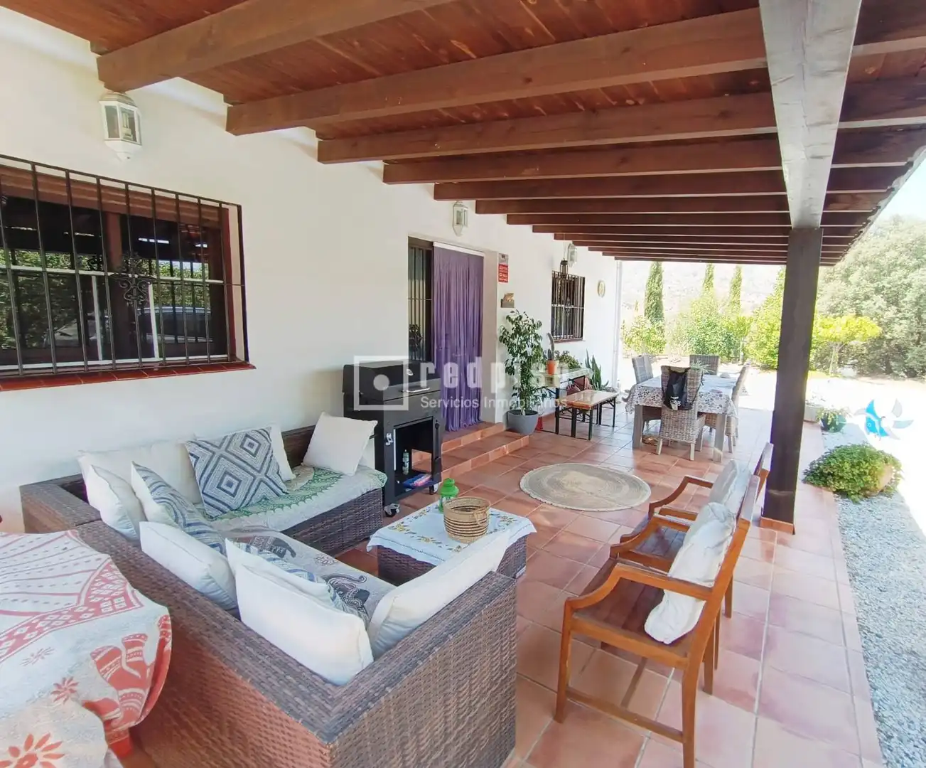 Terraza de Casa o chalet en venta en El Borge con Aire acondicionado, Calefacción y Trastero