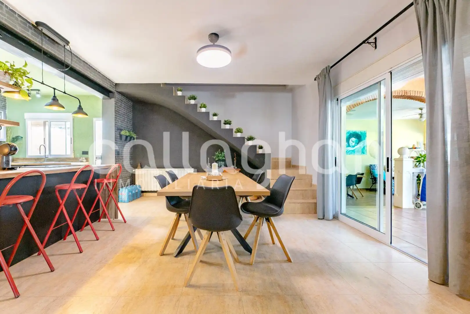 Dining room of Houses for sale in Serra  with Air Conditioner, Heating and Private garden