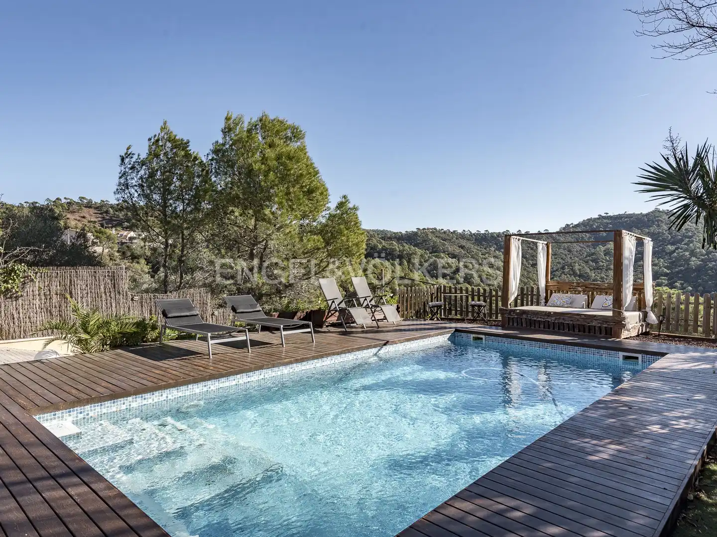 Piscina de Casa o chalet de alquiler en Vacarisses con Aire acondicionado, Calefacción y Jardín privado