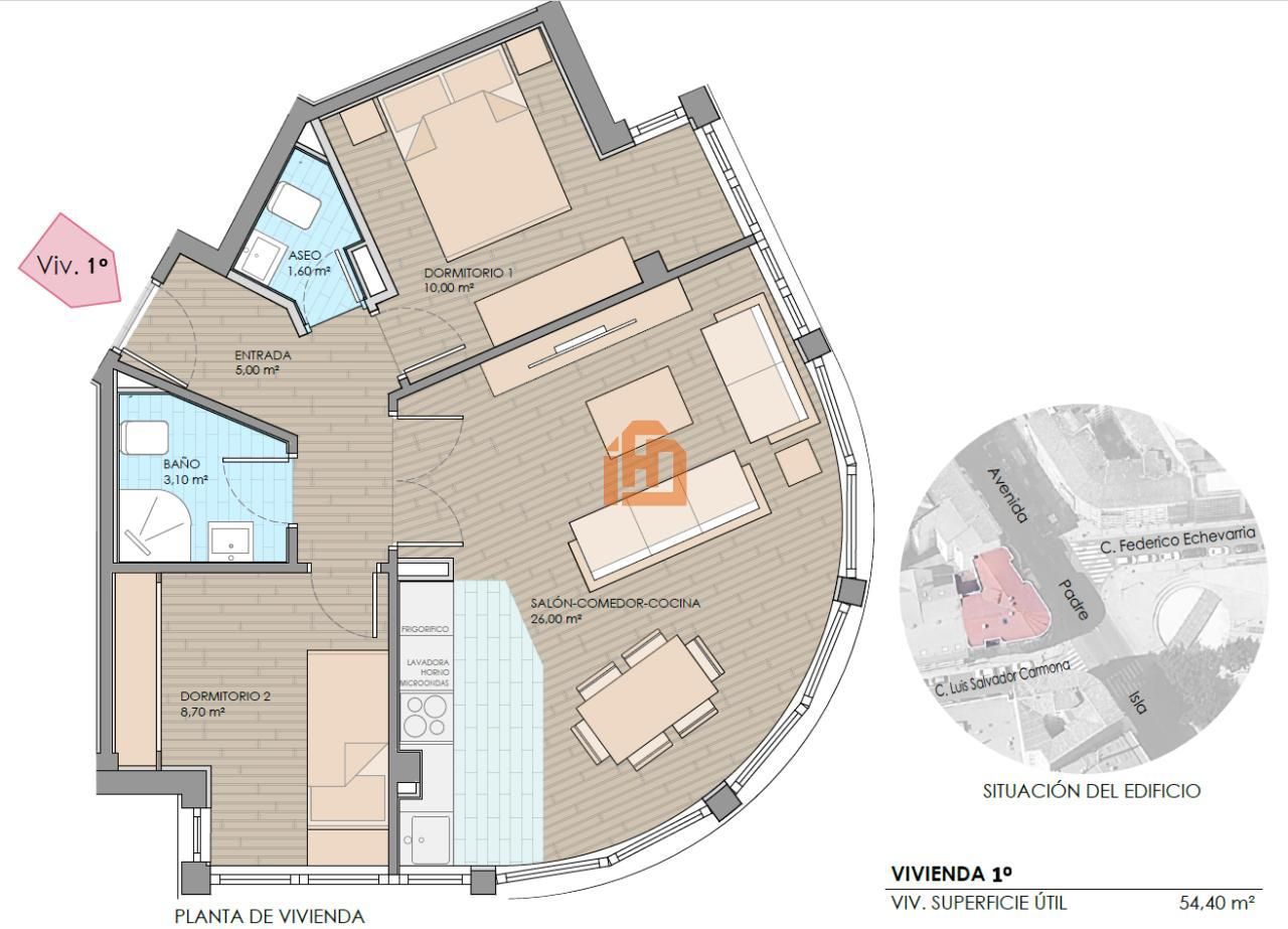 Apartament en venda en León Capital  amb Calefacció, Parquet i Traster