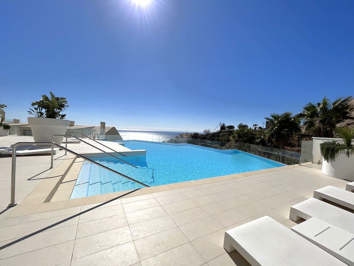 Swimming pool of Duplex for sale in Benalmádena  with Air Conditioner, Terrace and Storage room