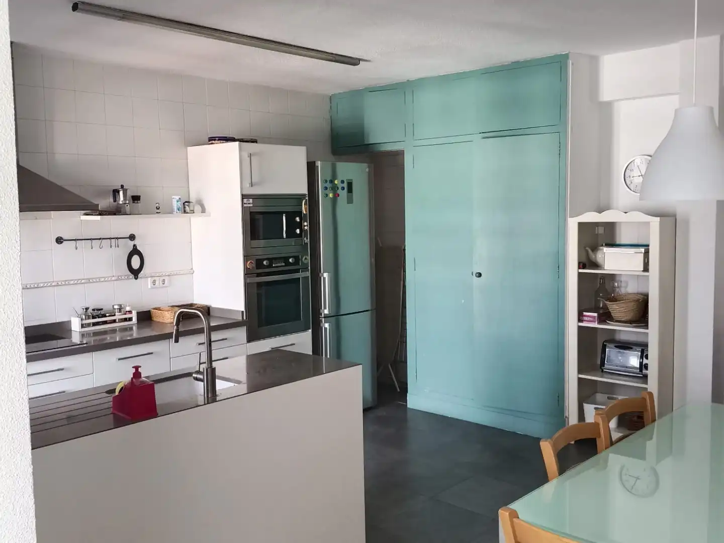 Cocina de Piso de alquiler en Murcia con Aire acondicionado, Calefacción y Amueblado