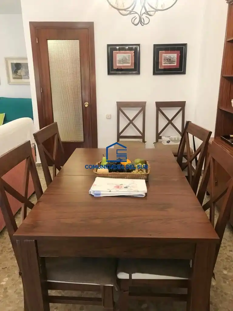 Dining room of Flat for rent in Cádiz  with Terrace and Furnished