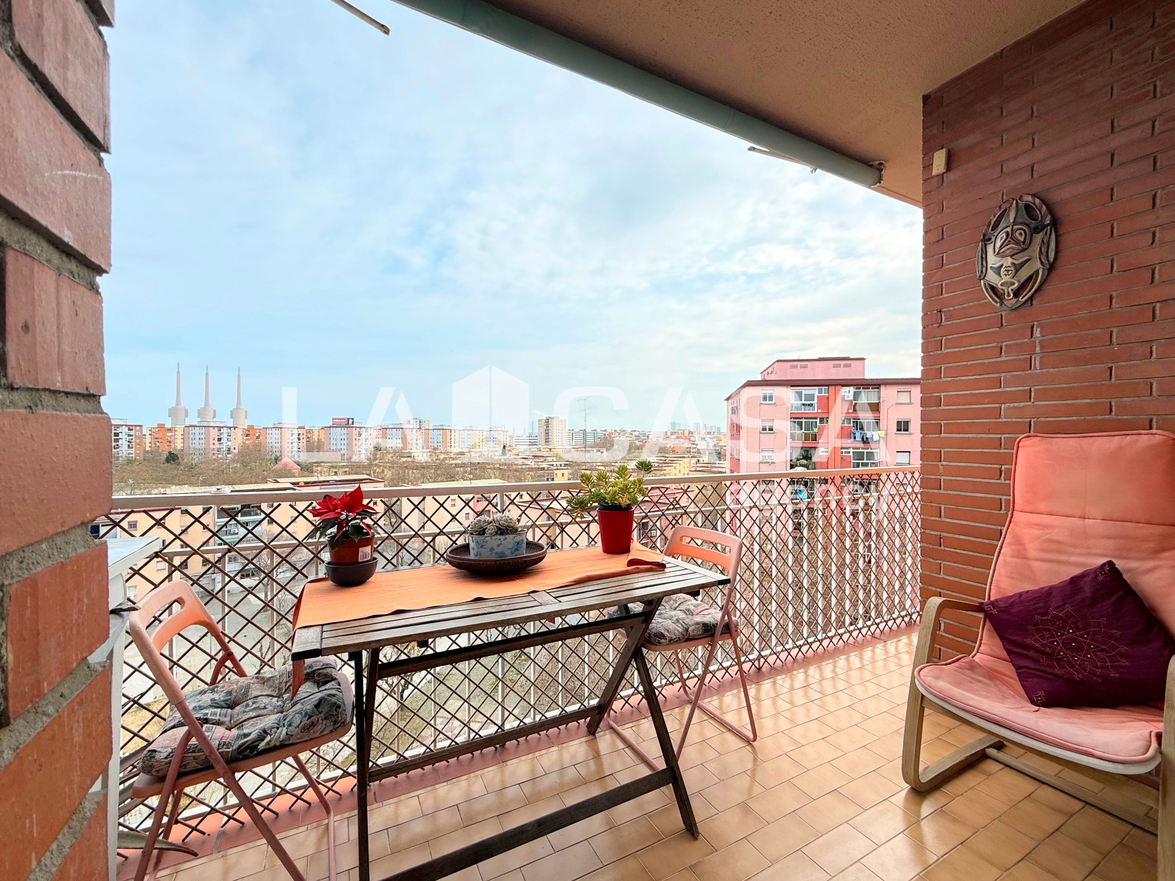 Balcony of Flat for sale in Badalona  with Heating and Balcony