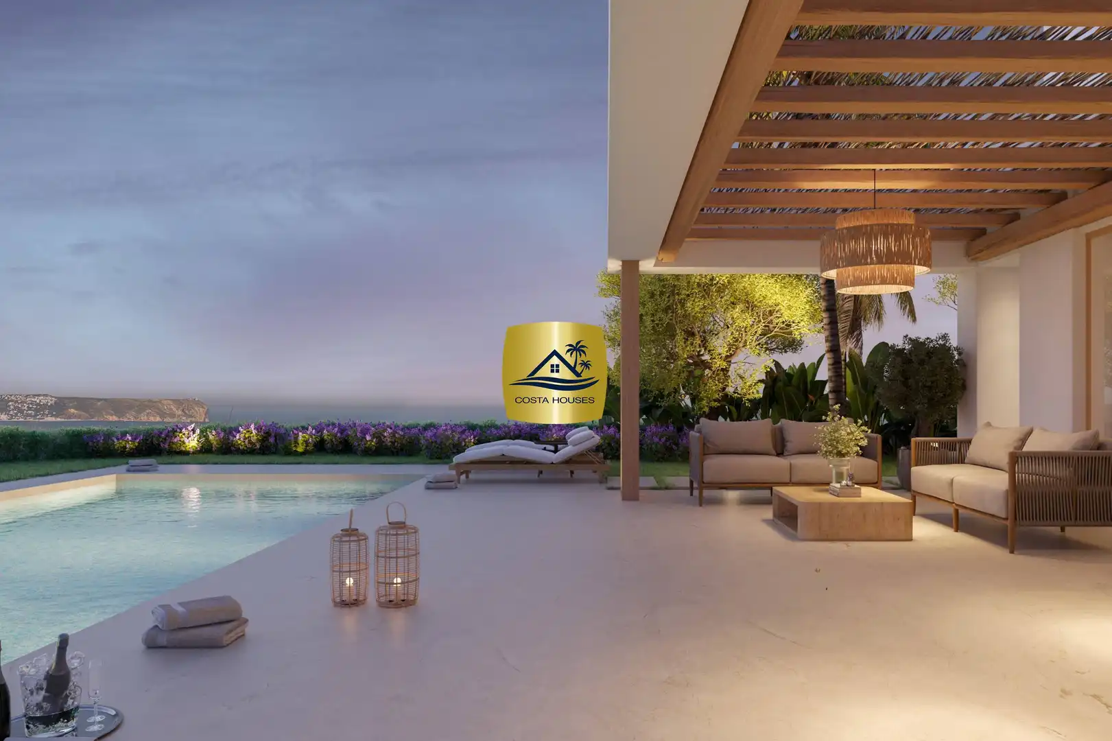 Terrace of Houses for sale in Jávea / Xàbia  with Air Conditioner, Private garden and Terrace