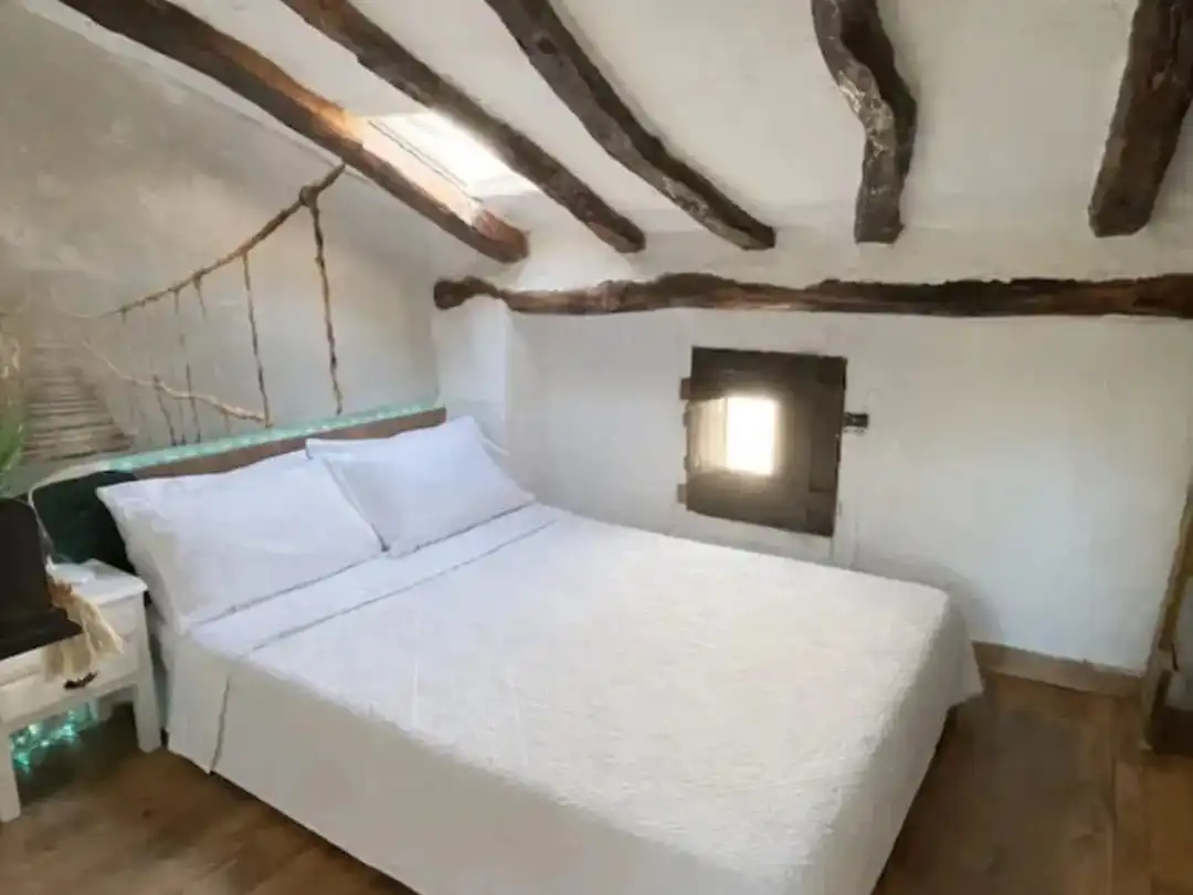 Bedroom of Houses for rent in Juncosa  with Air Conditioner, Terrace and Balcony