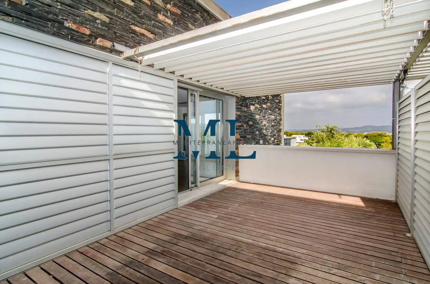 Terraza de Dúplex en venta en Sant Pere de Ribes con Calefacción, Jardín privado y Piscina