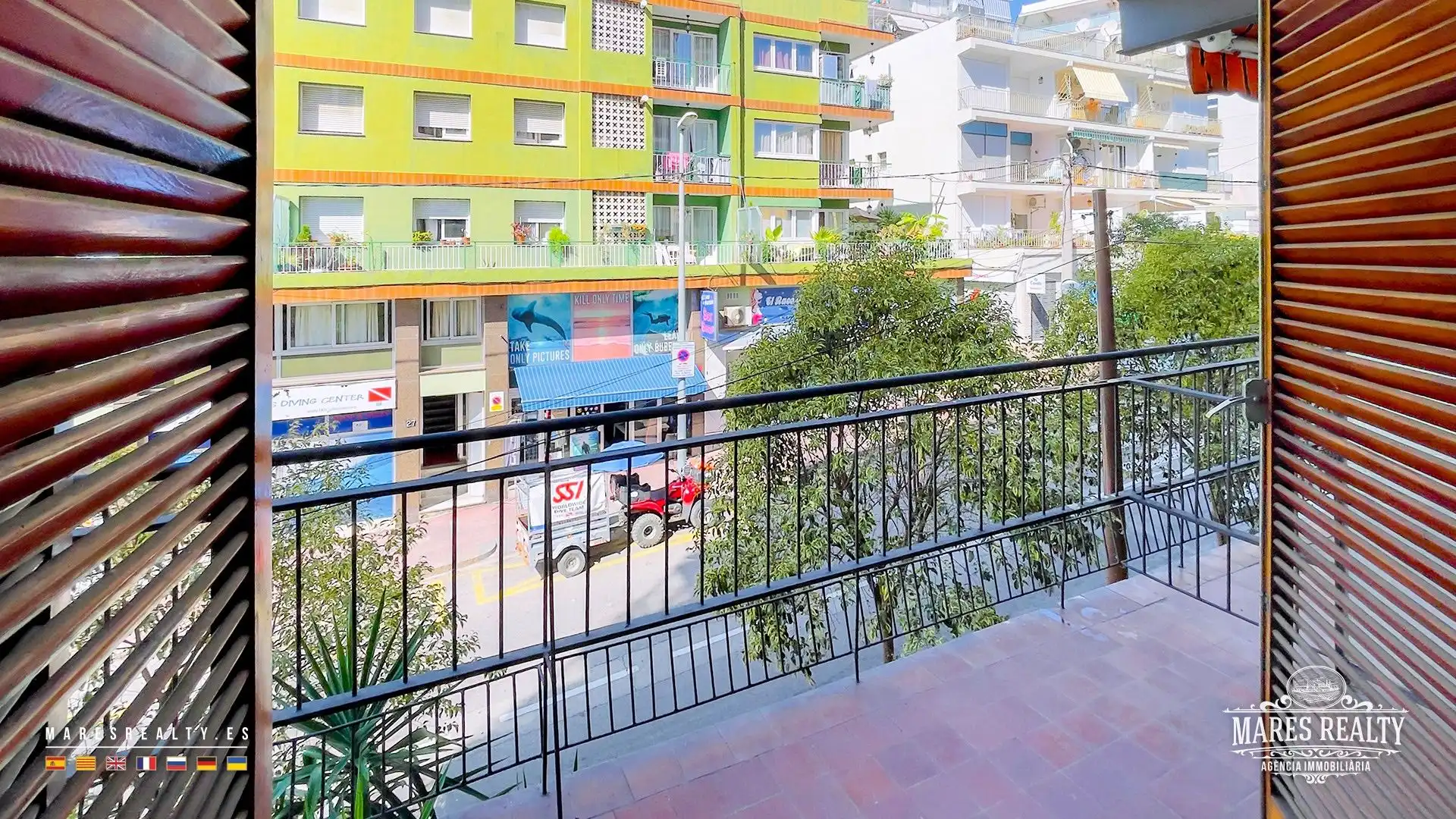 Terrasse von Wohnung zum Verkauf in Lloret de Mar mit Heizung und Haustechnik