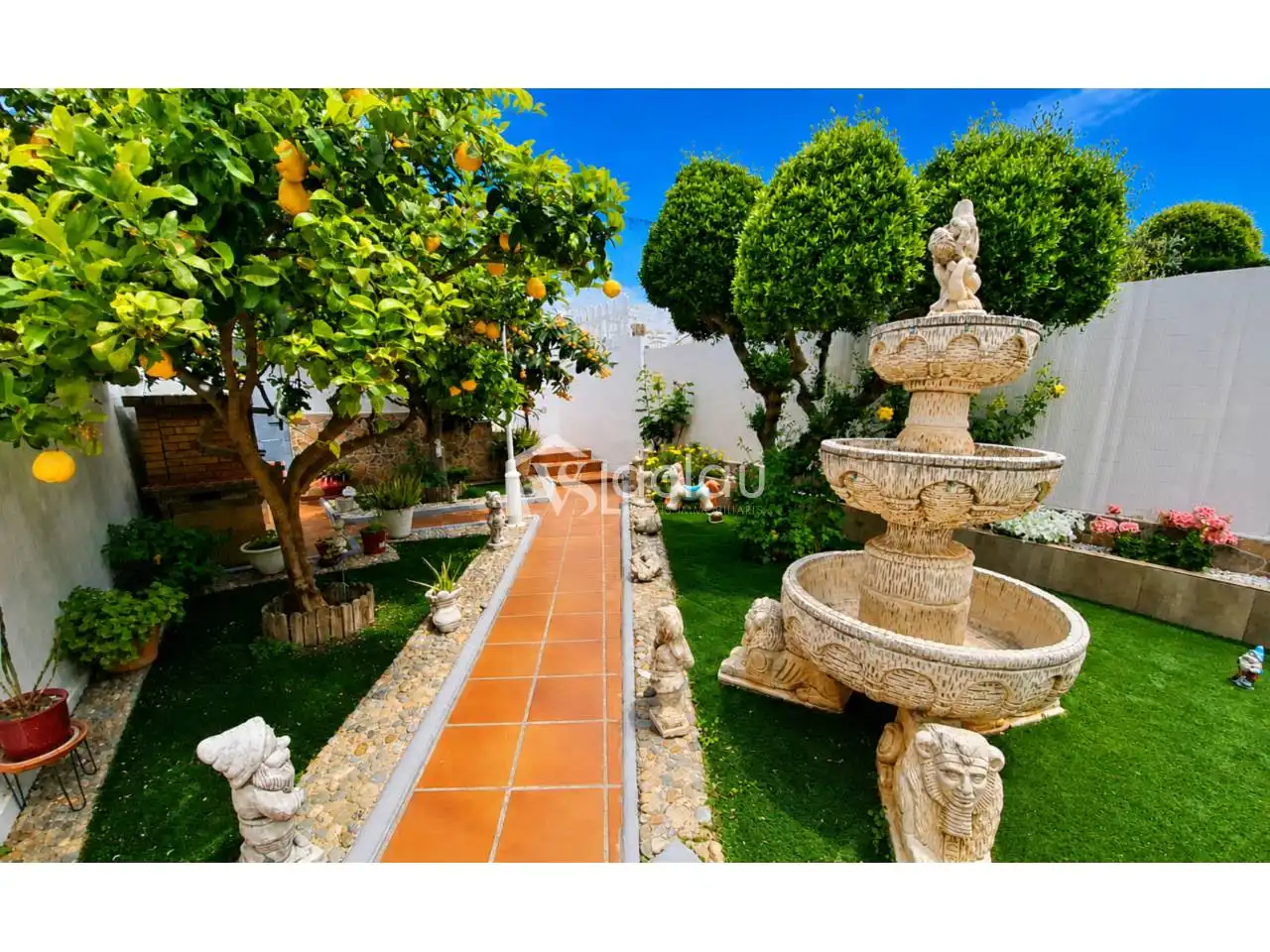 Garden of Houses for sale in Olesa de Montserrat  with Heating, Private garden and Terrace