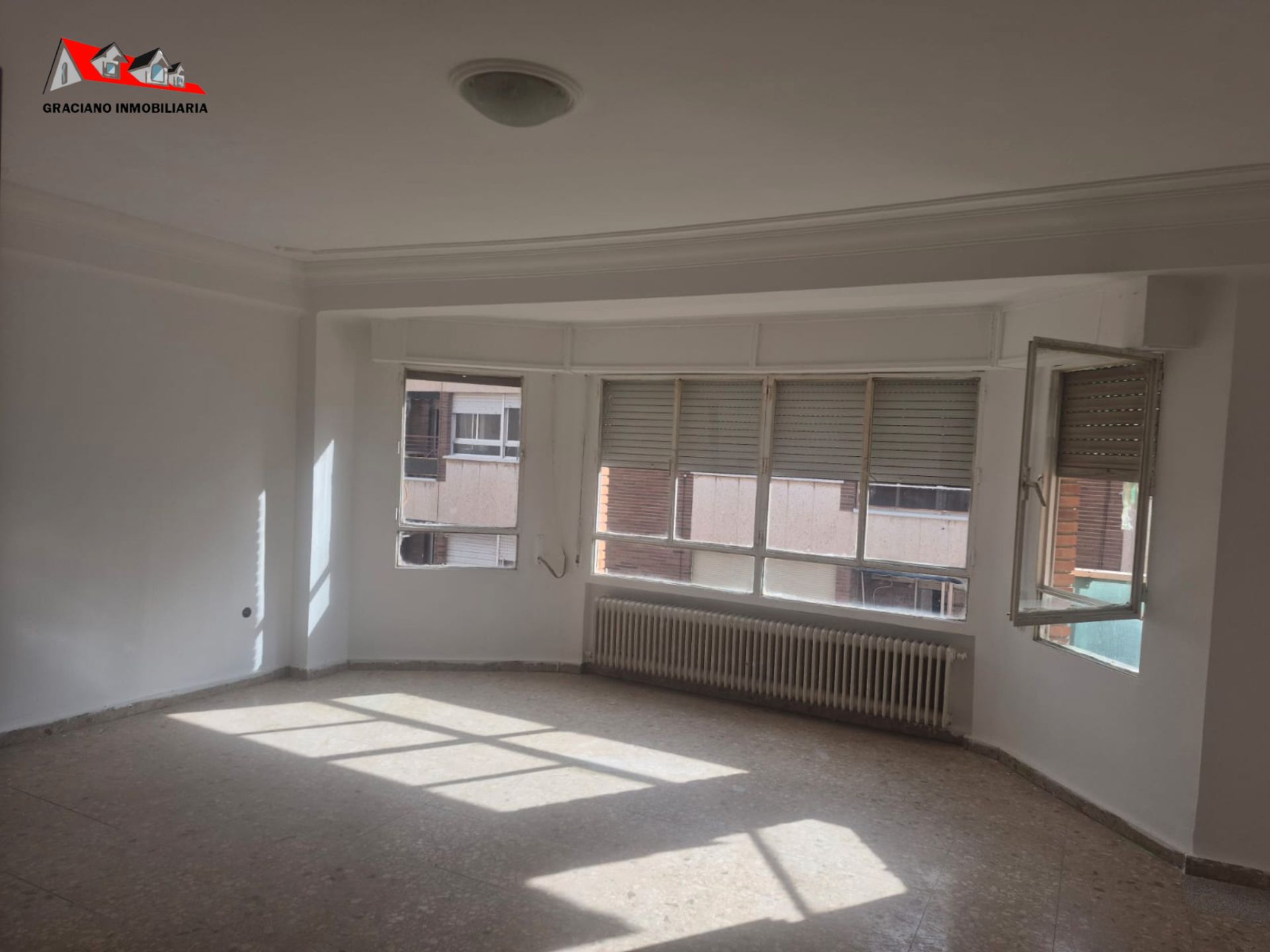Living room of Flat for sale in  Albacete Capital  with Heating and Balcony