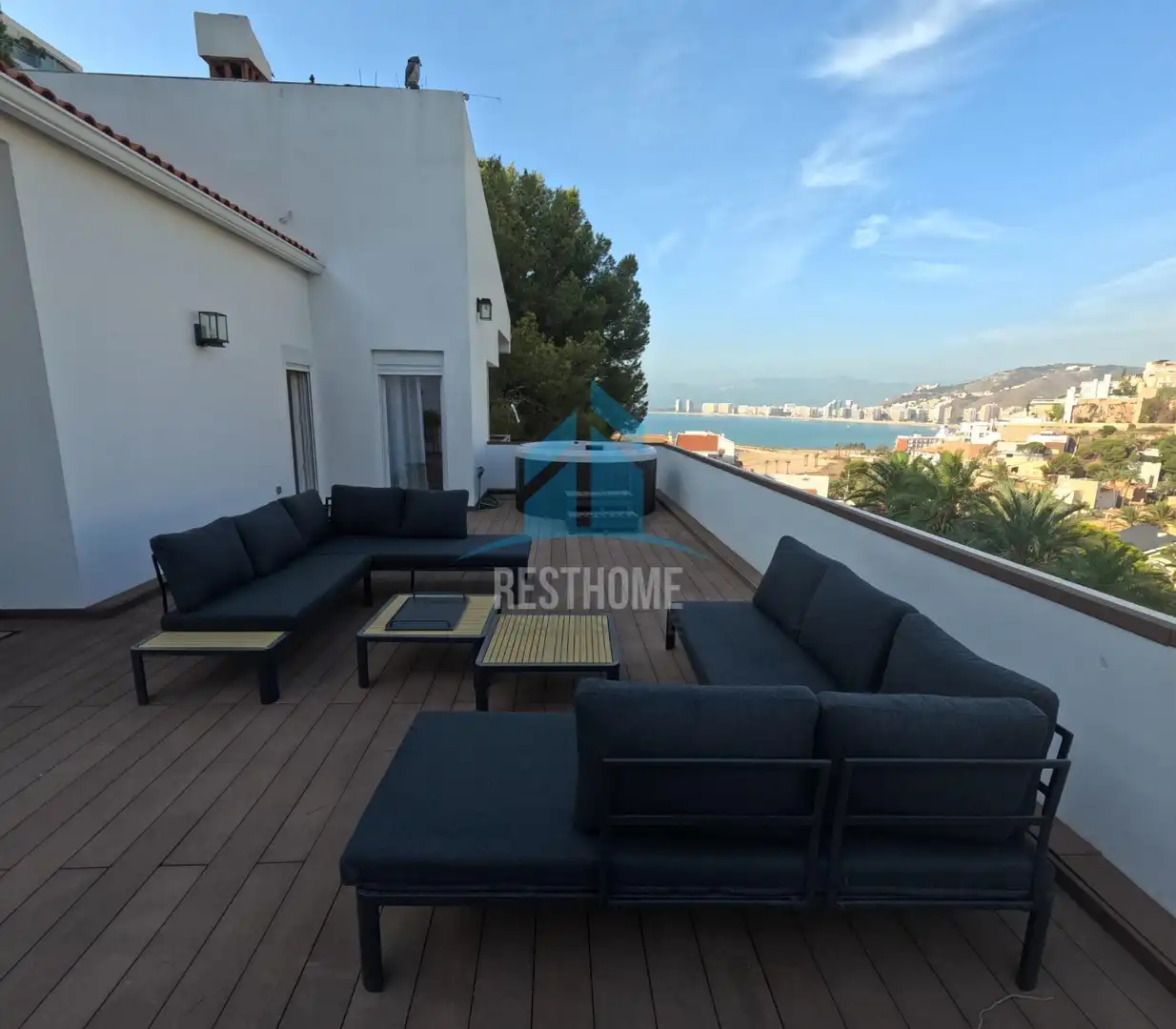 Terrace of Houses for sale in Cullera  with Air Conditioner, Terrace and Jacuzzi