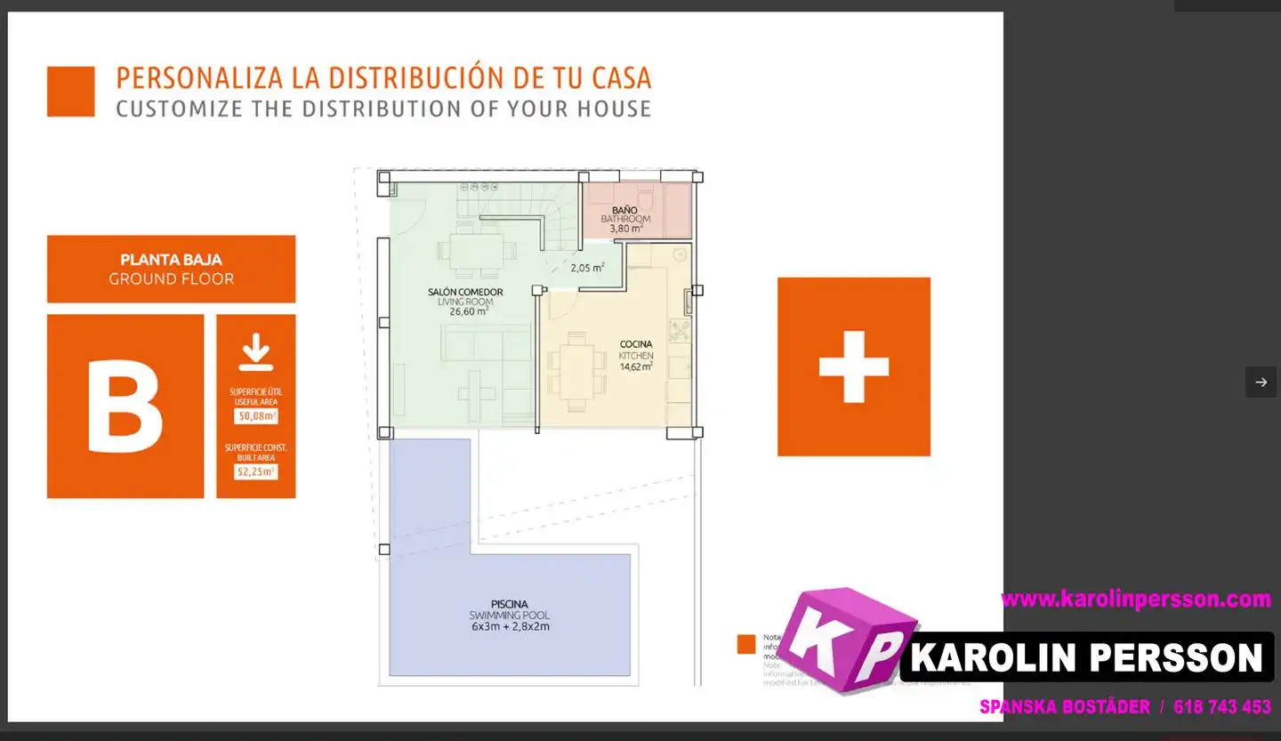 Casa amb piscina en venda a Carrer de xipre, imagen 15