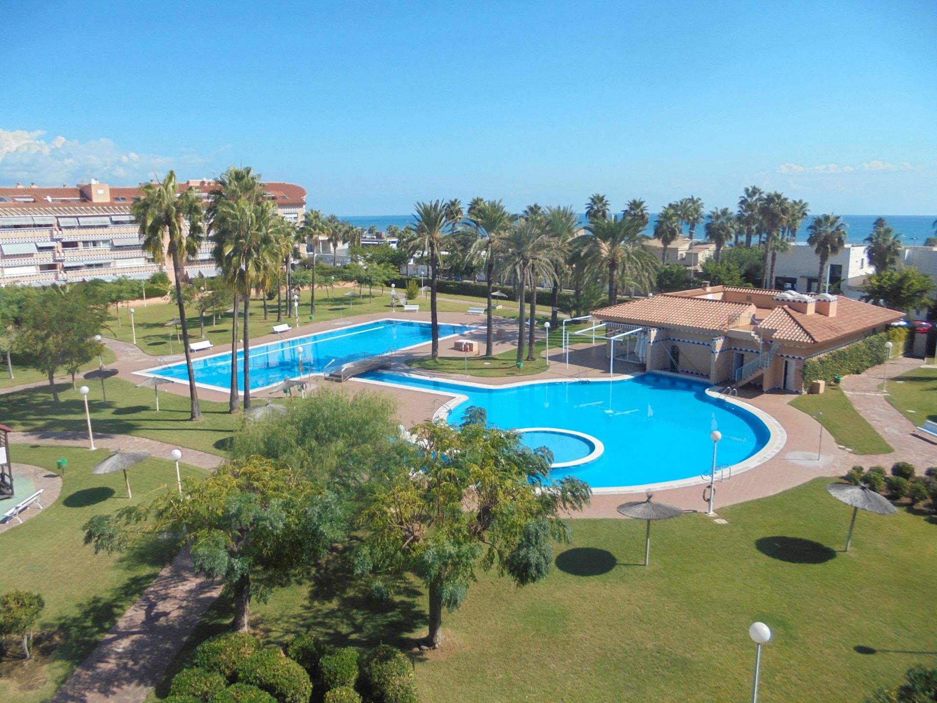 Swimming pool of Duplex for sale in Castellón de la Plana / Castelló de la Plana  with Air Conditioner, Heating and Private garden