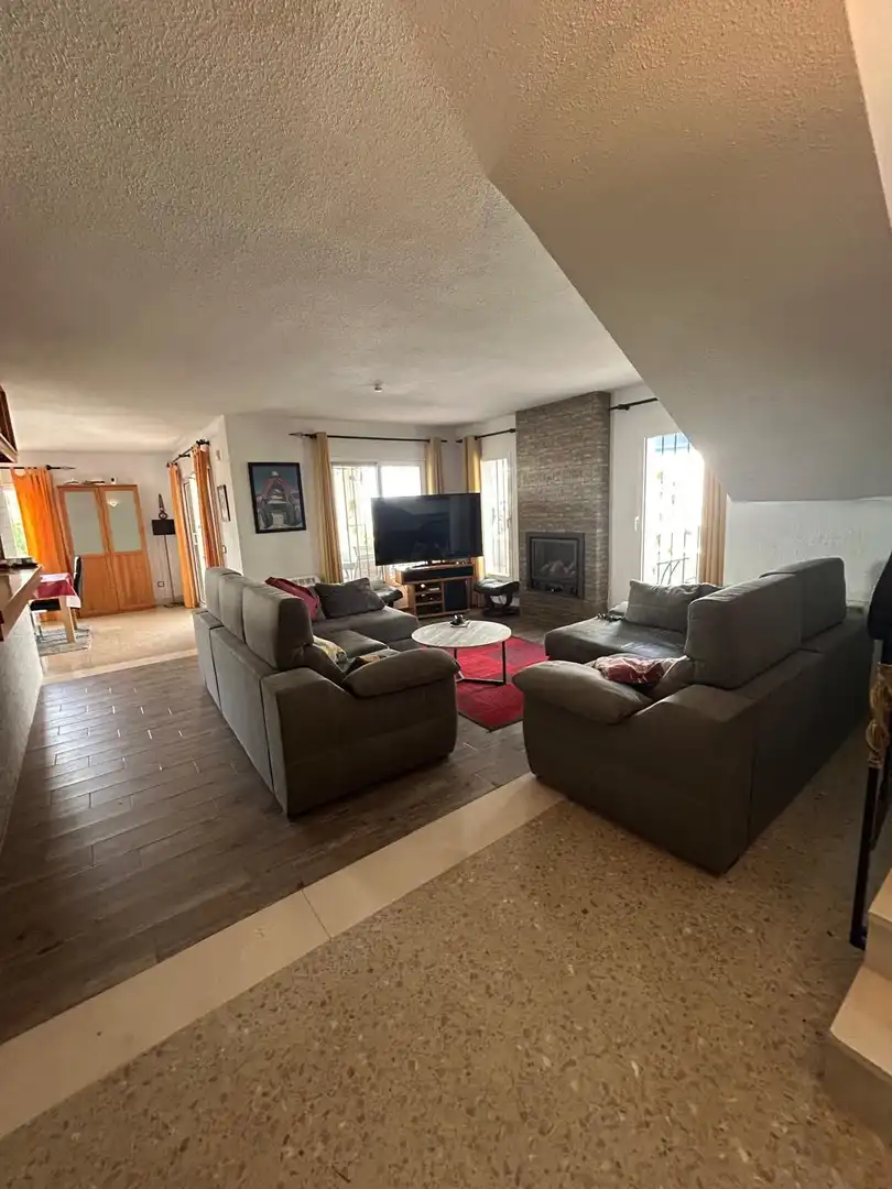 Living room of Houses for sale in Calpe / Calp  with Private garden and Swimming Pool