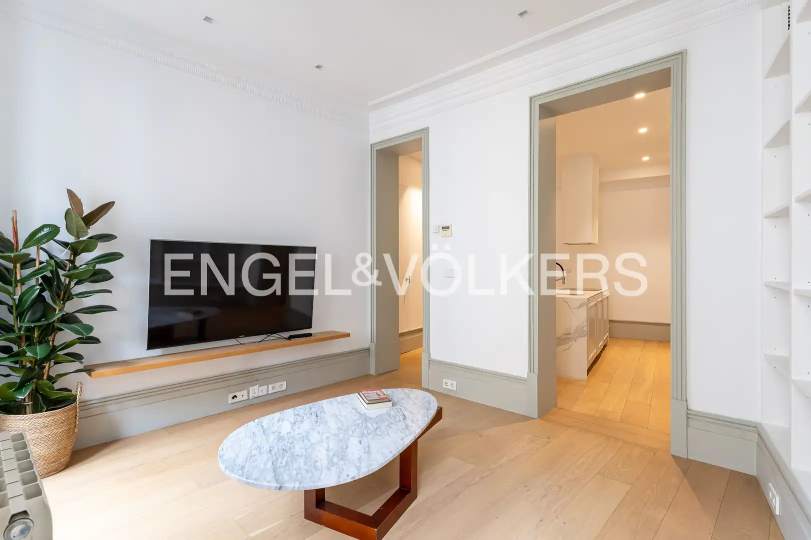 Wohnzimmer von Wohnung zur Miete in Madrid mit Klimaanlage, Heizung und Möbliert