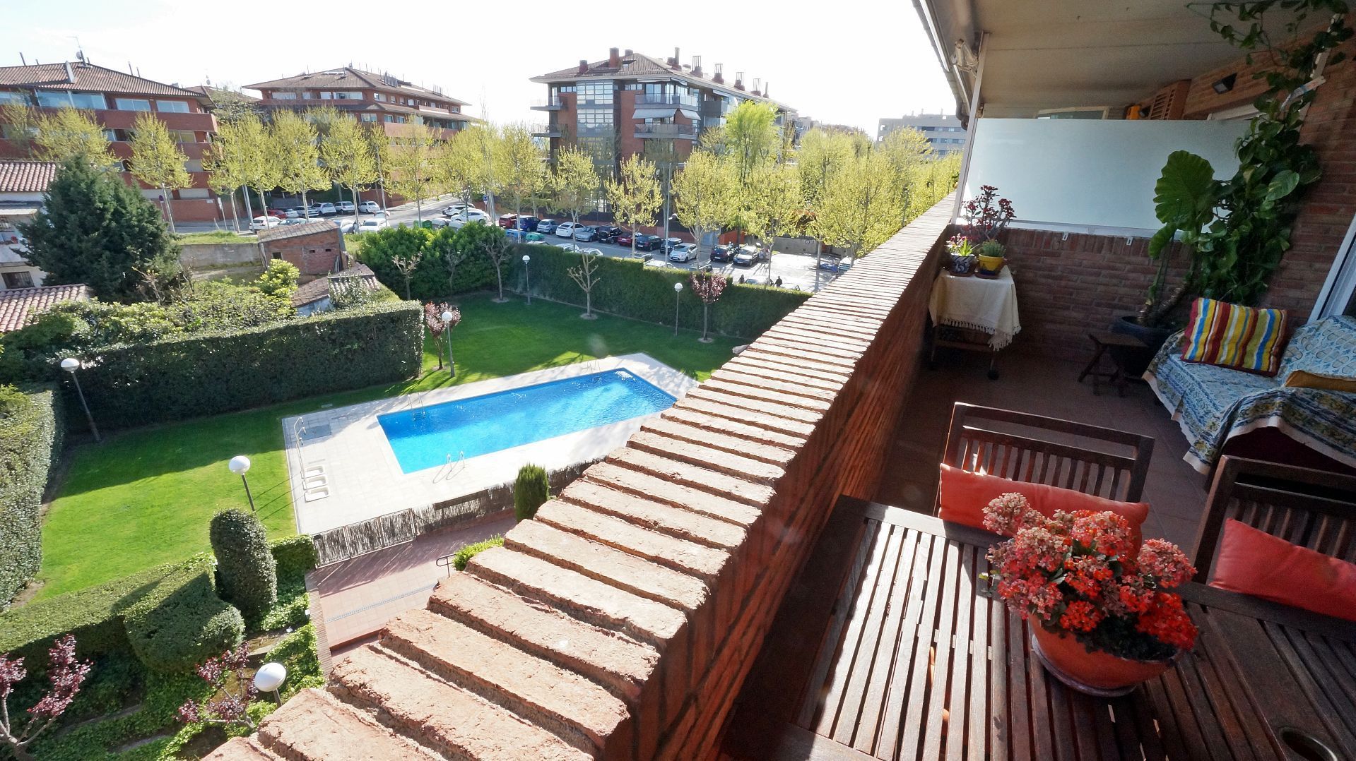 Piscina de Pis de lloguer en Sant Cugat del Vallès amb Aire condicionat, Calefacció i Piscina comunitària