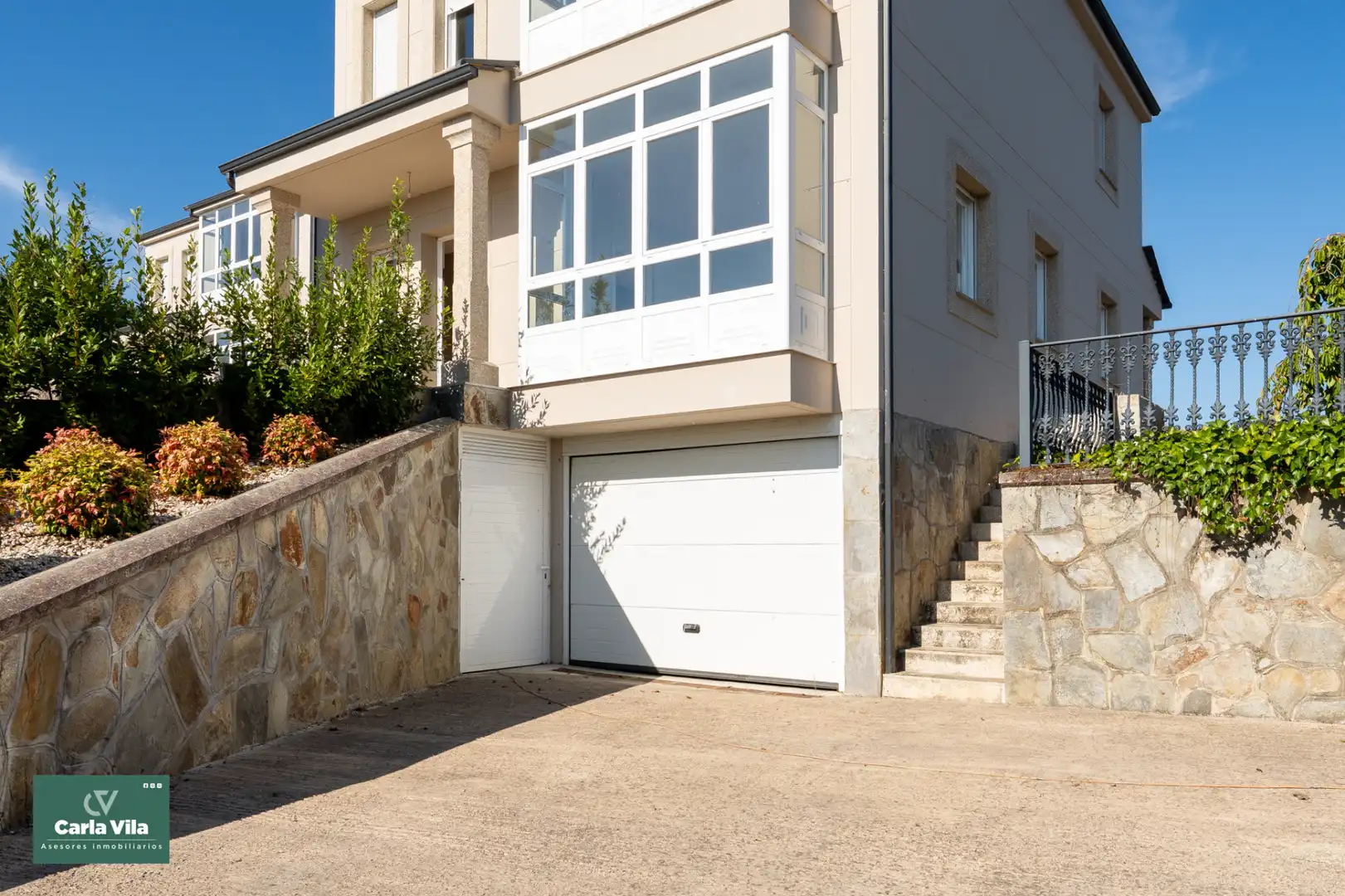 Exterior view of Houses for sale in Lugo  with Heating, Private garden and Parquet flooring