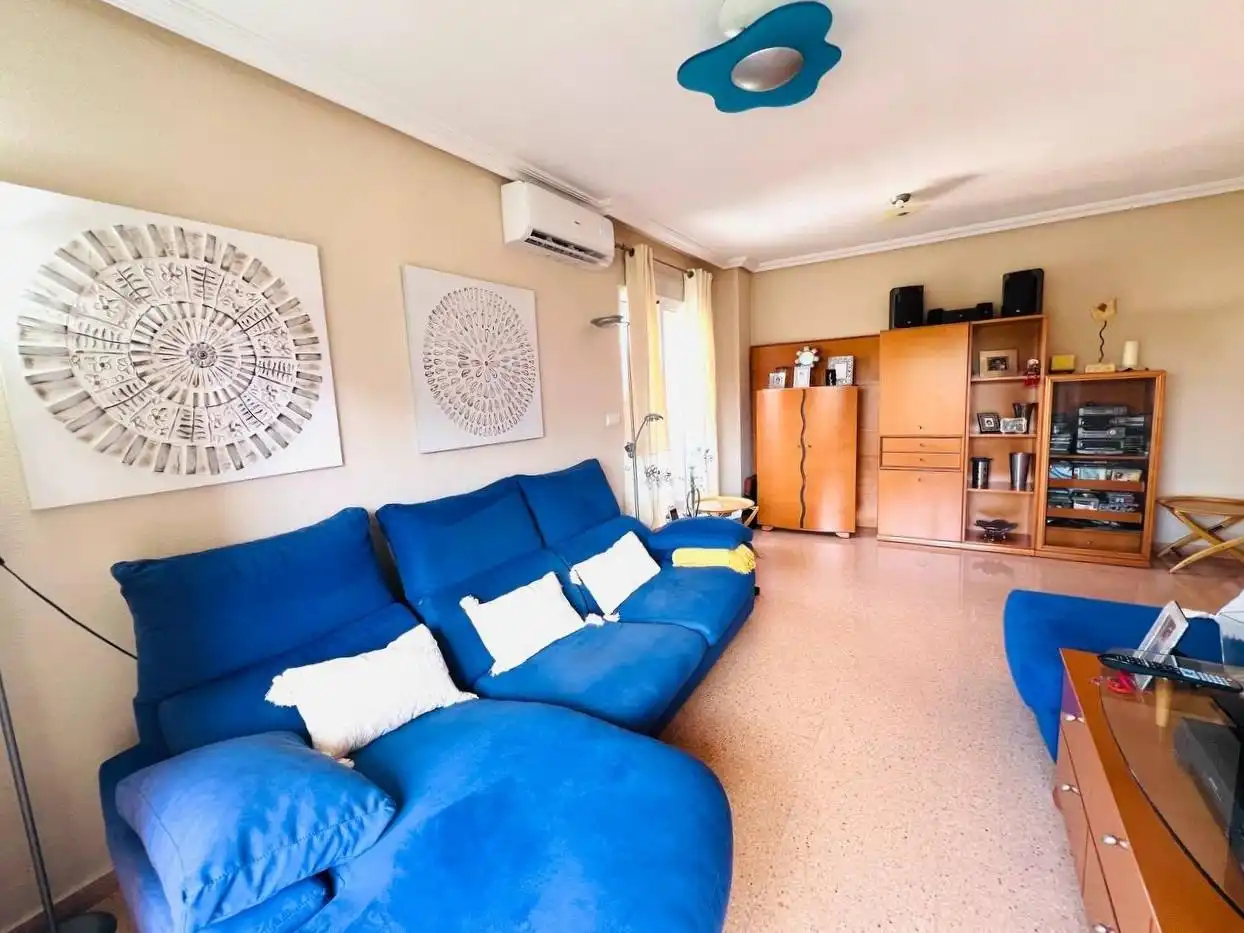 Living room of Flat for sale in Alicante / Alacant  with Air Conditioner, Heating and Terrace