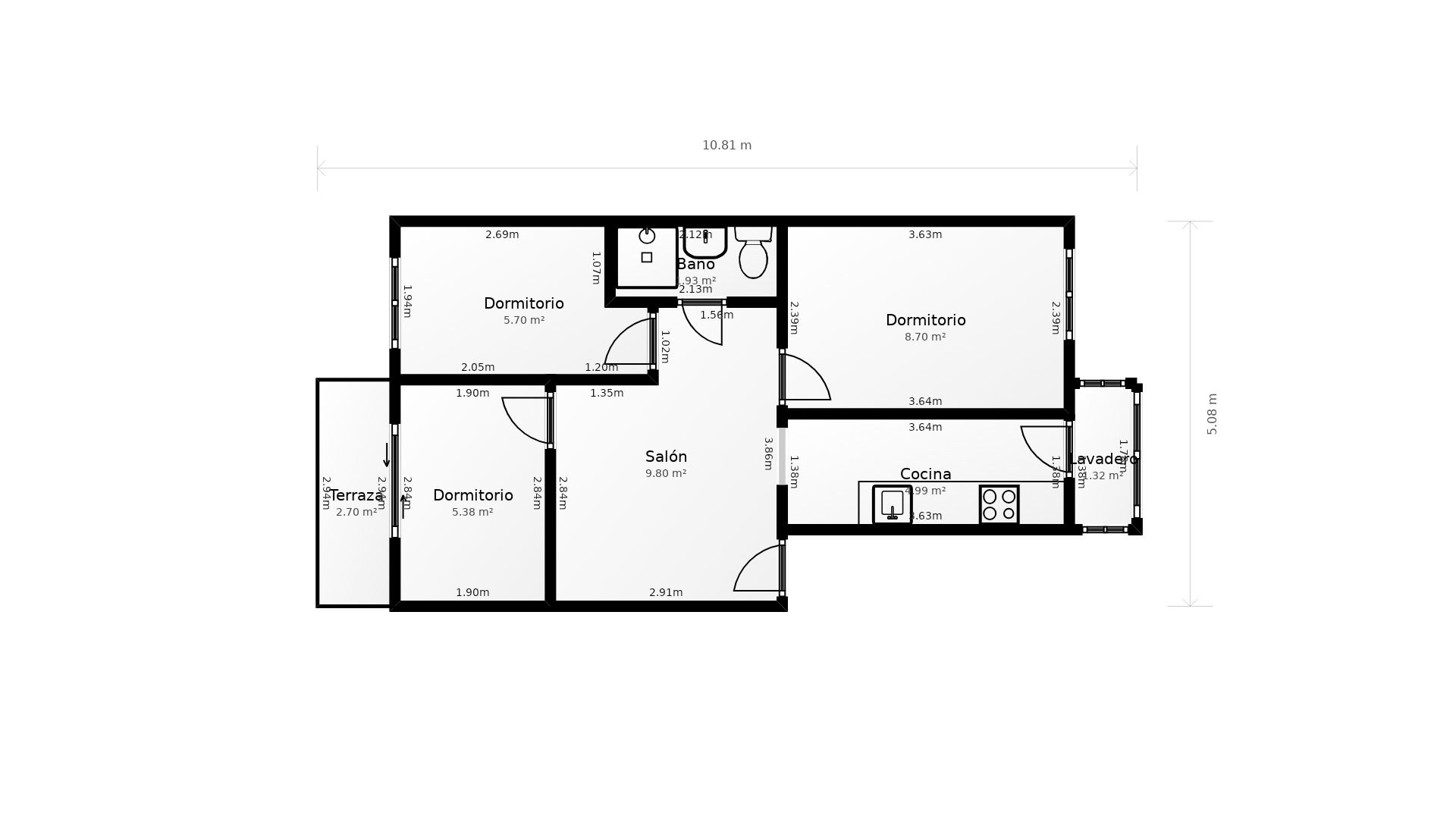 Flat to rent in  Madrid Capital  with Terrace, Furnished and Washing machine