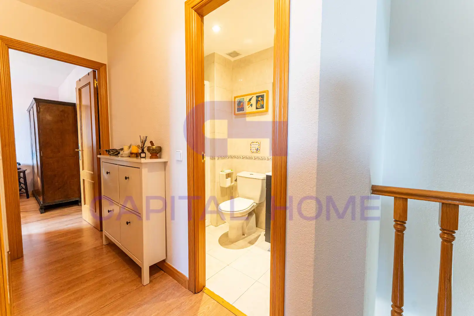Badezimmer von Maisonette zum Verkauf in Alcorcón mit Klimaanlage, Heizung und Parkett