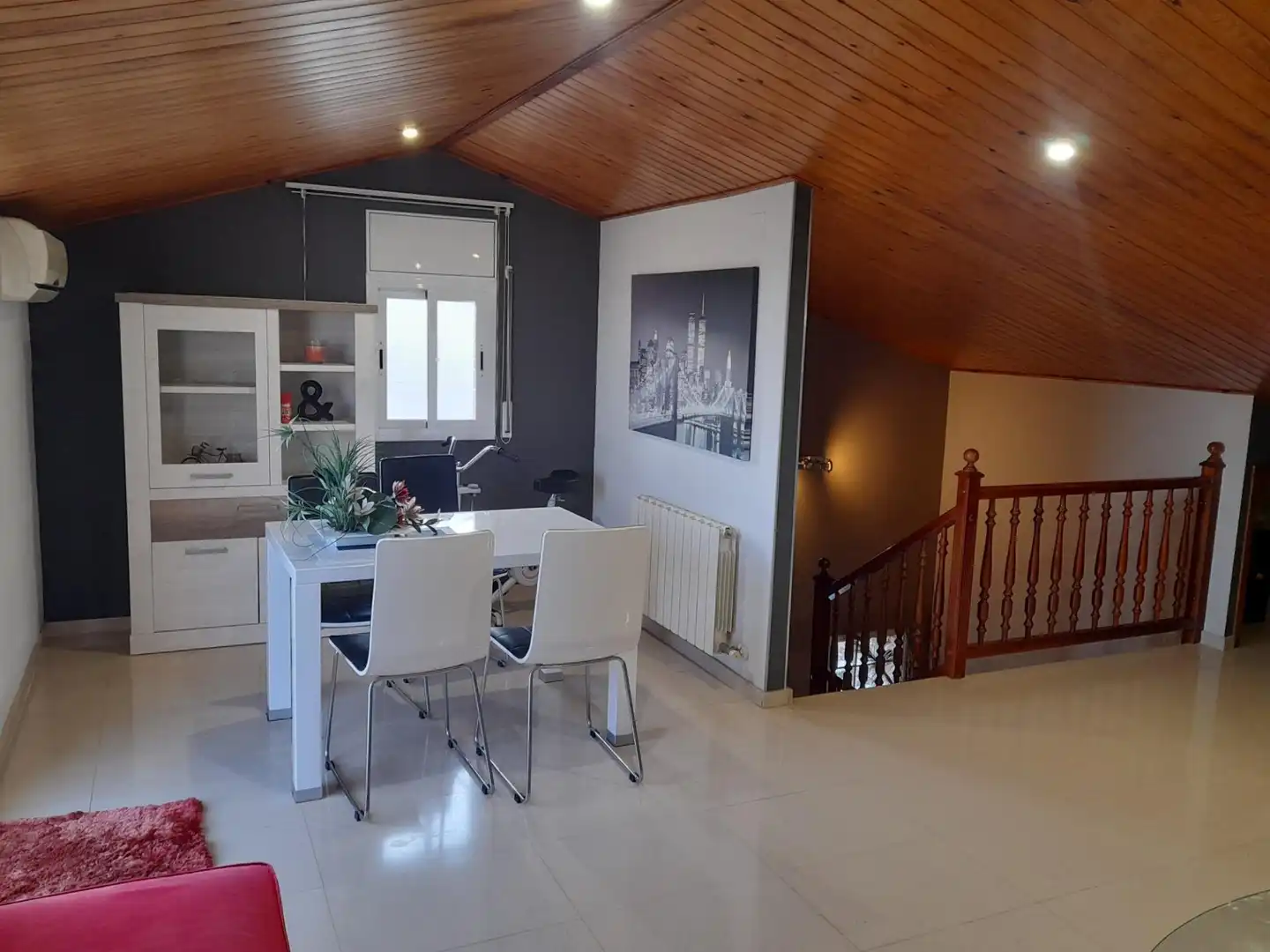 Esszimmer von Haus oder Chalet zur Miete in Premià de Mar mit Klimaanlage, Terrasse und Balkon