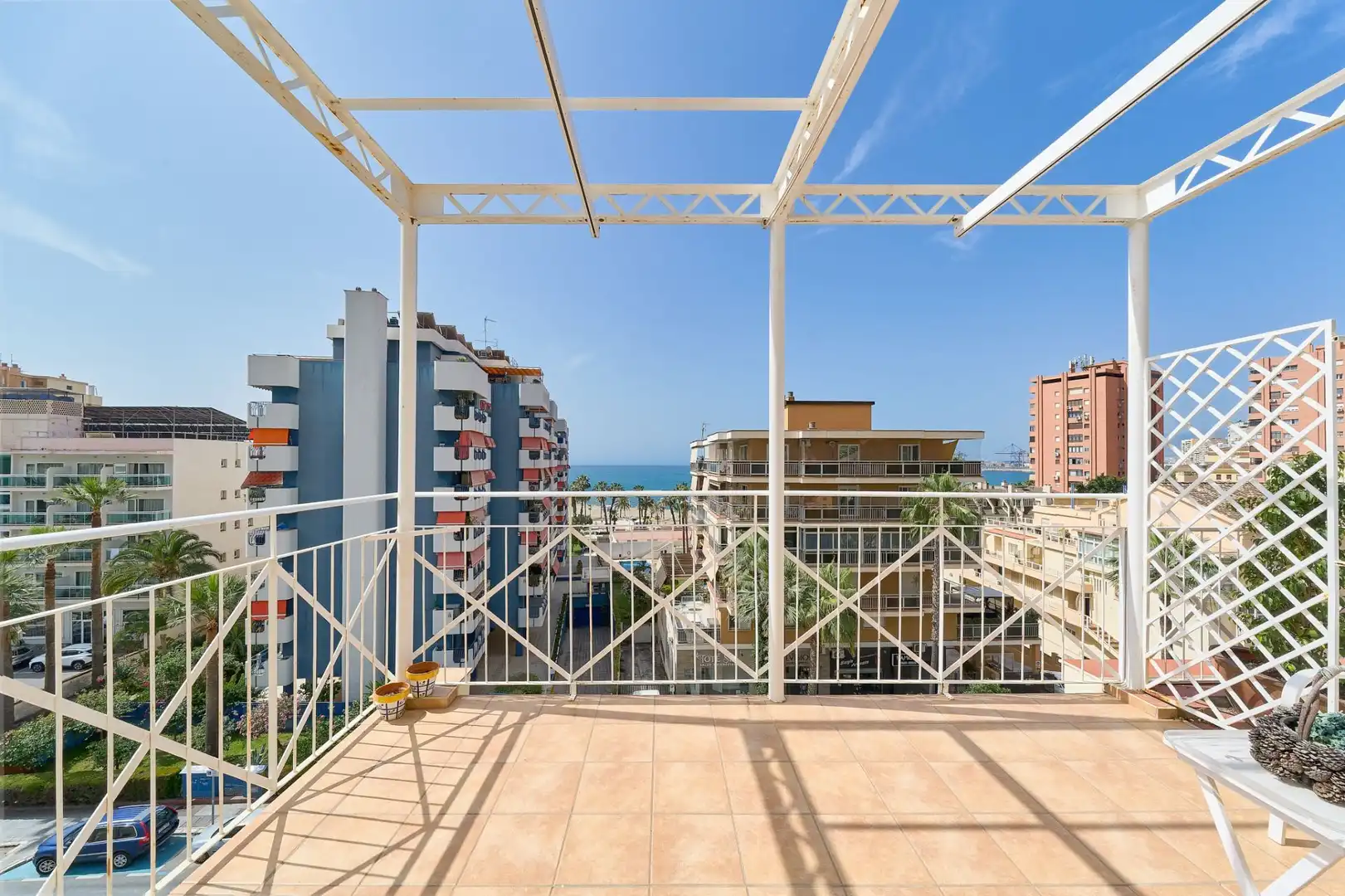 Terrasse von Wohnung zum Verkauf in Málaga Capital mit Klimaanlage, Heizung und Terrasse