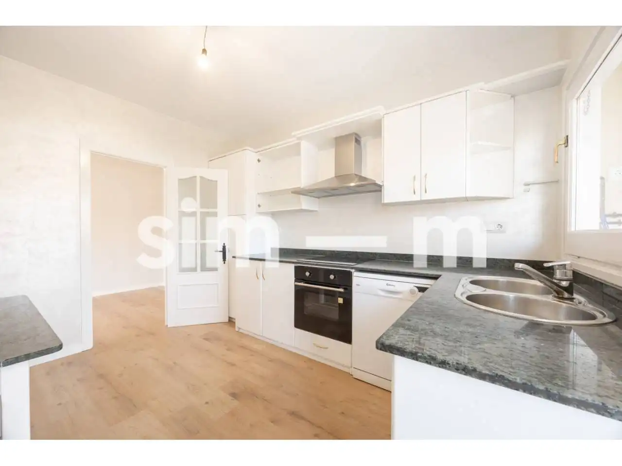 Kitchen of Flat for sale in Calldetenes  with Heating, Parquet flooring and Terrace