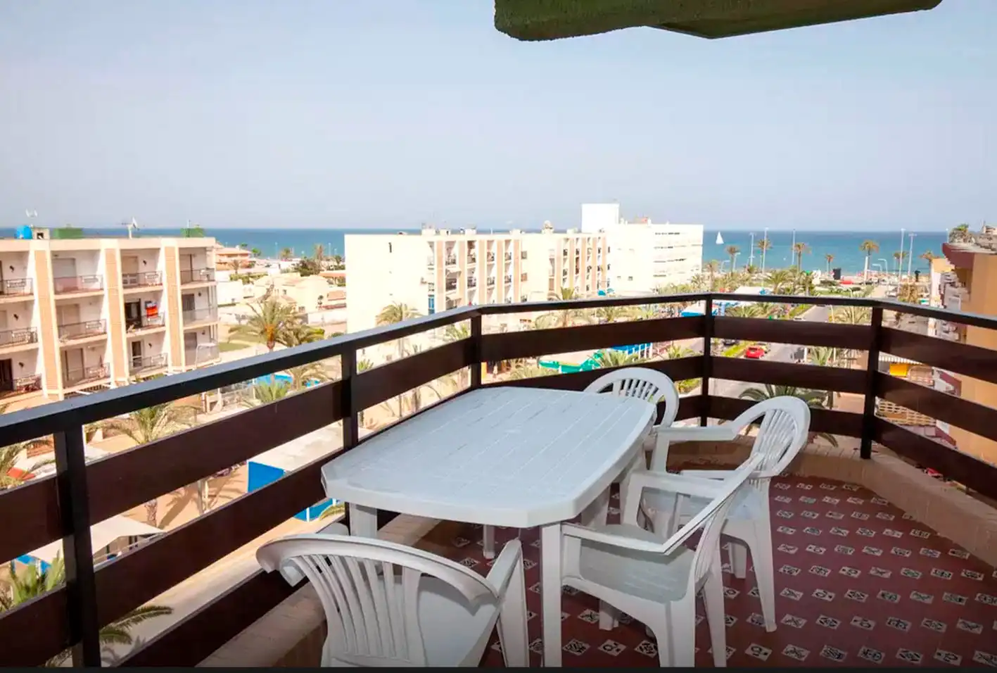 Terrace of Flat for rent in Roquetas de Mar  with Air Conditioner, Terrace and Furnished