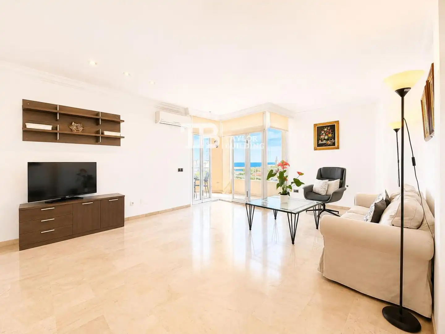 Sala de estar de Ático en venta en  Palma de Mallorca con Aire acondicionado, Calefacción y Terraza