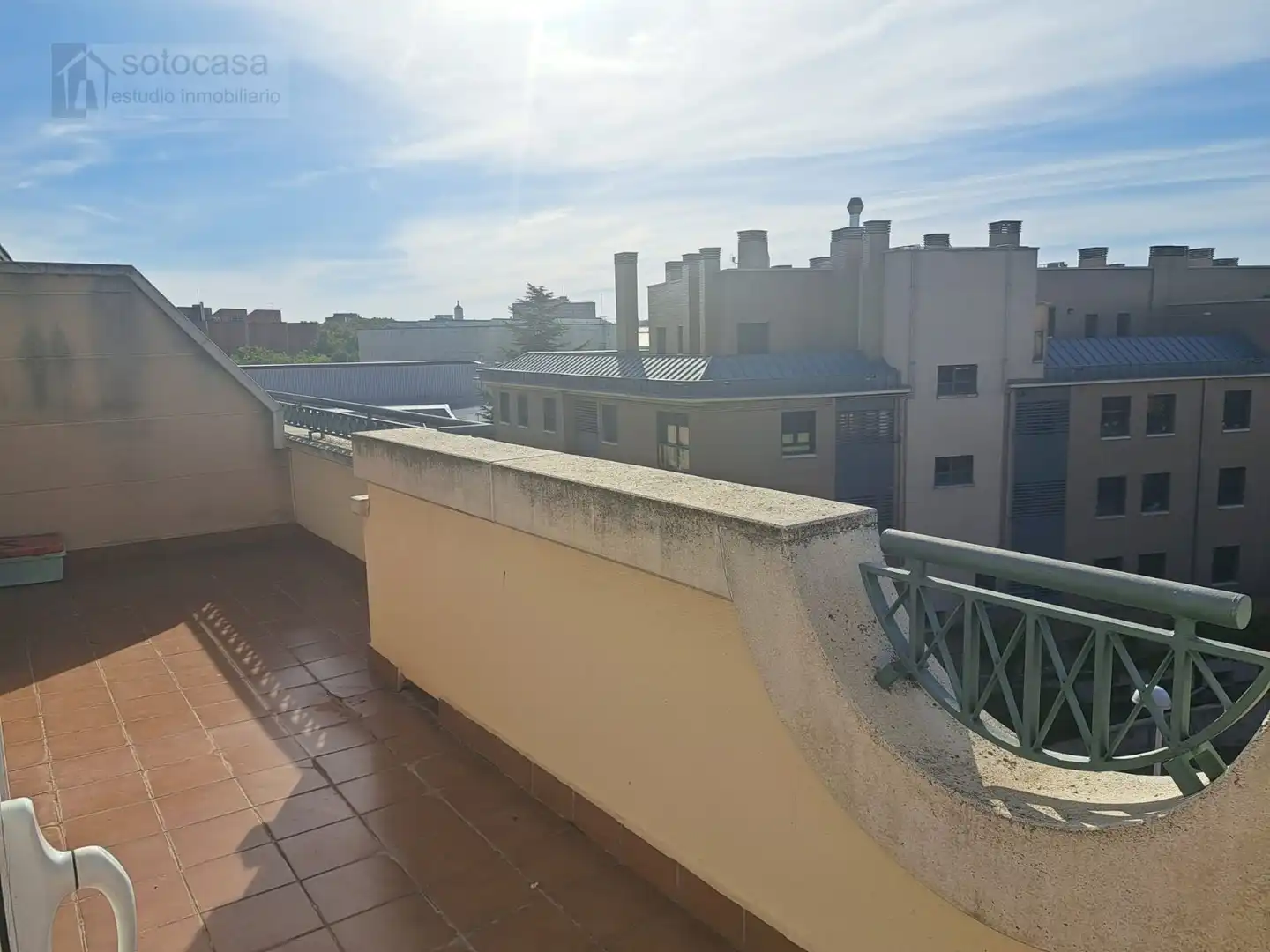 Terrace of Attic for rent in Valladolid  with Heating, Terrace and Swimming Pool