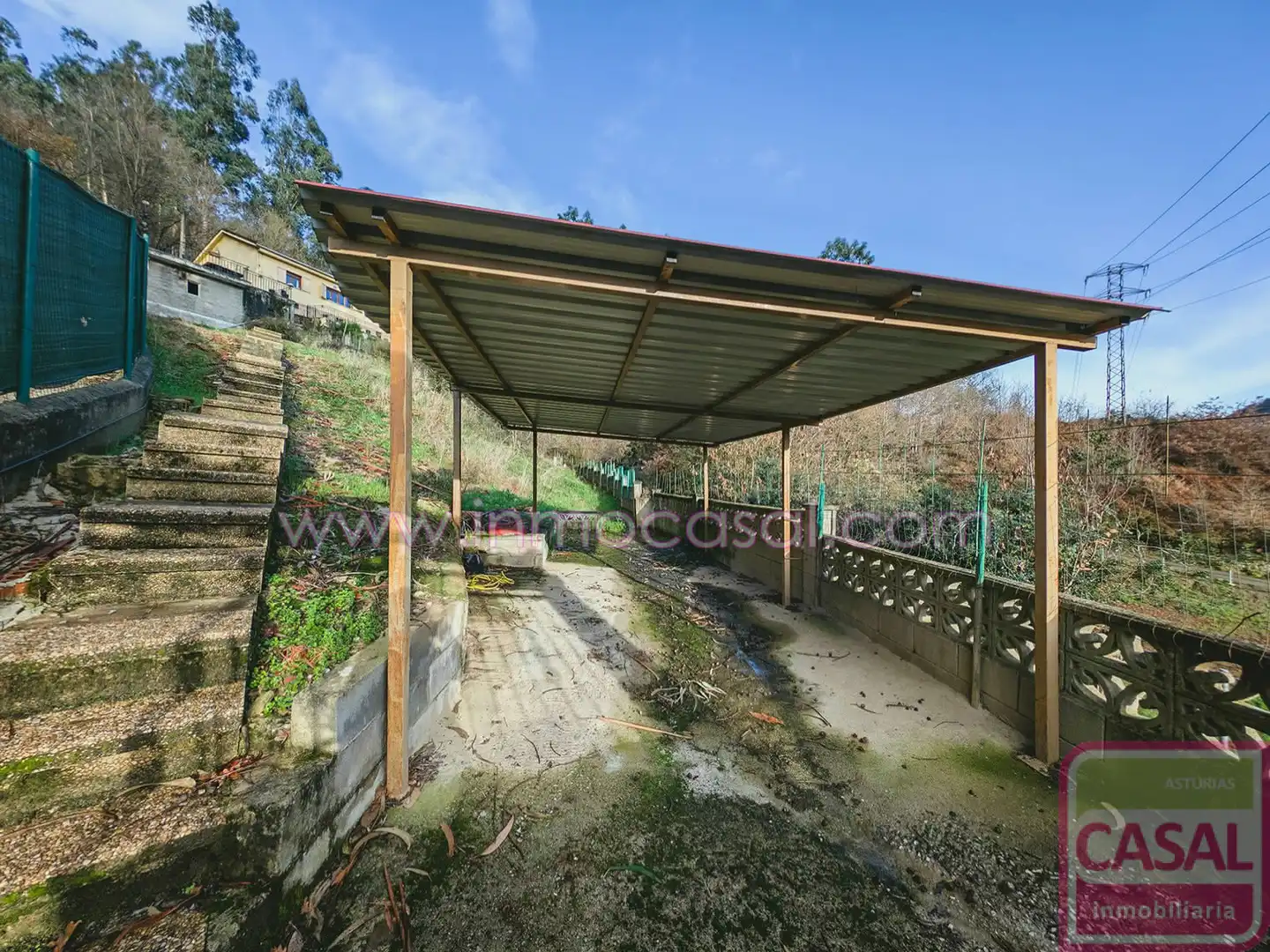 Terrassa de Casa o xalet en venda en Mieres (Asturias) amb Calefacció, Terrassa i Traster