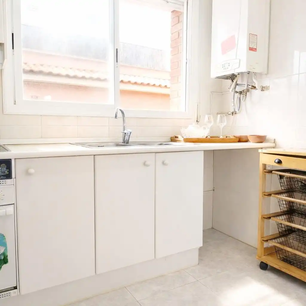 Cocina de Ático en venta en Cerdanyola del Vallès con Aire acondicionado, Calefacción y Parquet