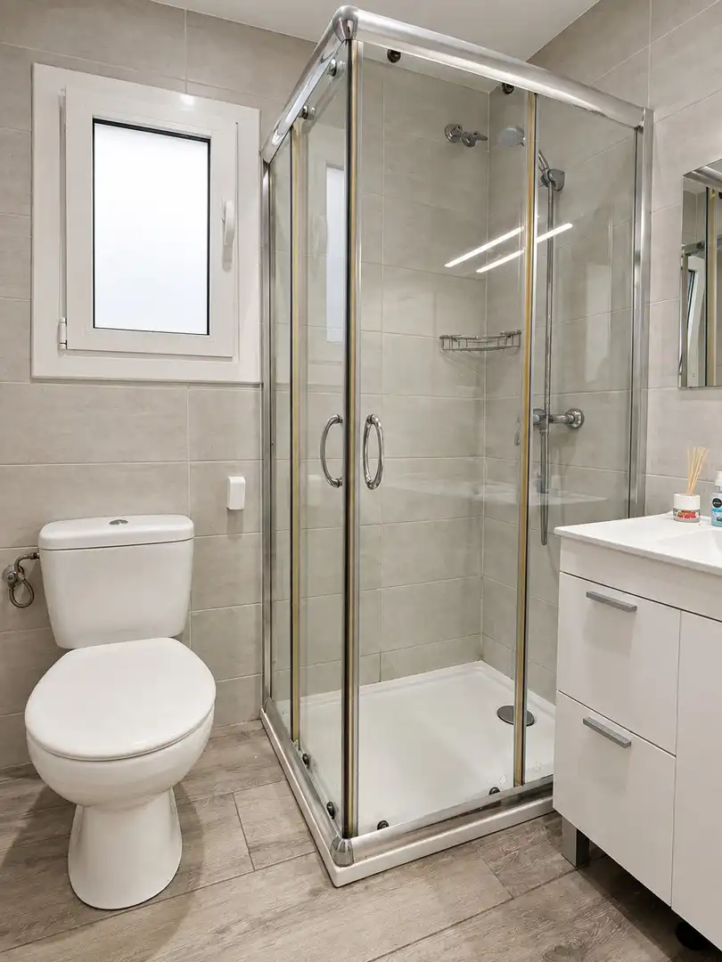 Bathroom of Flat for sale in Vilanova del Camí  with Air Conditioner