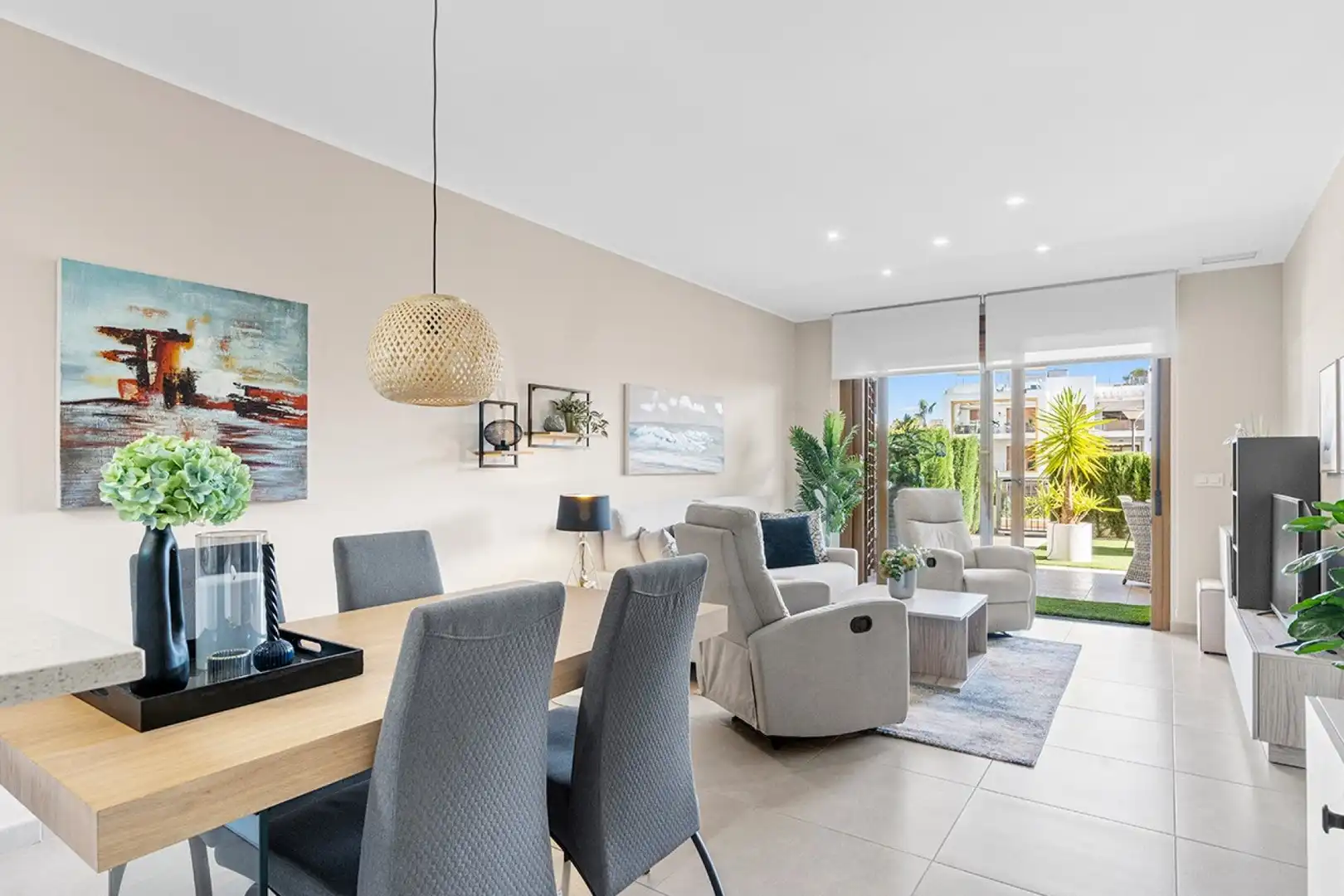 Sala de estar de Piso en venta en Orihuela con Aire acondicionado, Calefacción y Jardín privado