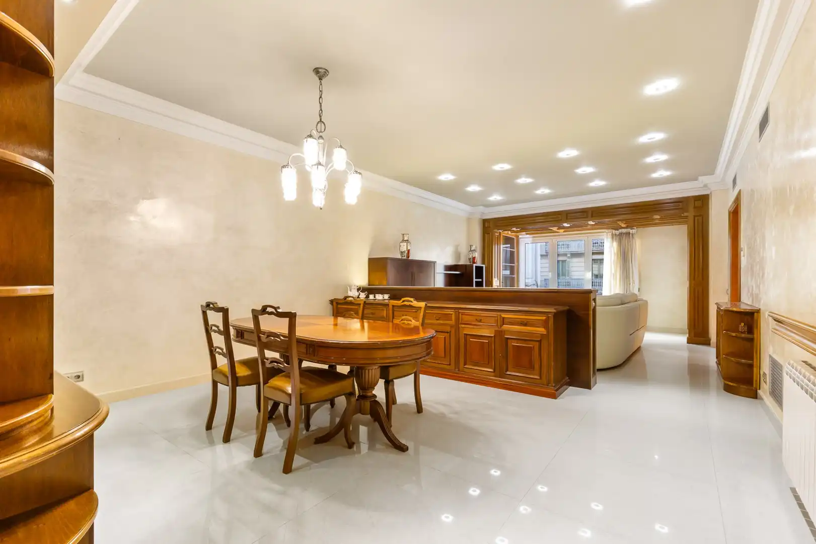 Dining room of Flat for sale in Barcelona  with Air Conditioner, Heating and Terrace