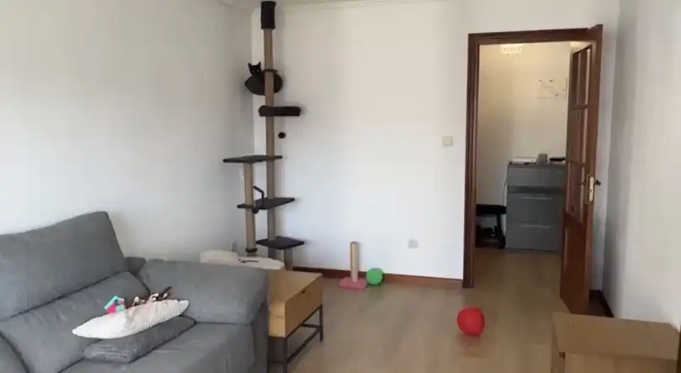 Living room of Flat for sale in Mugardos  with Heating, Terrace and Furnished