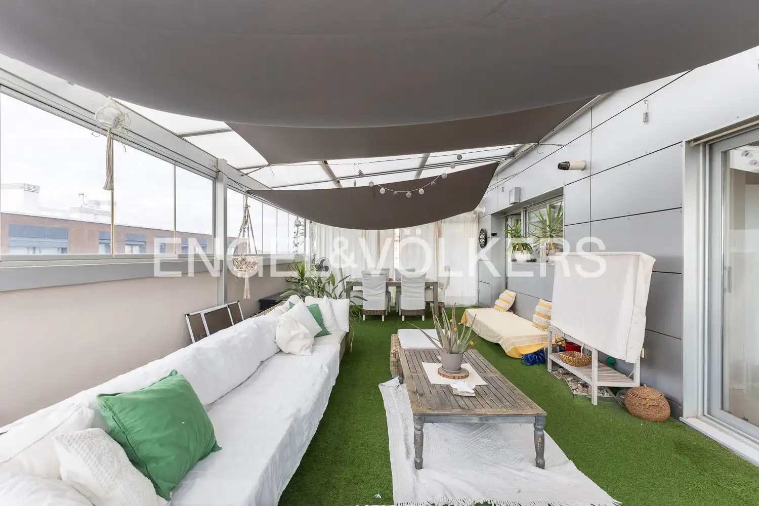 Terrassa de Dúplex en venda en Valencia amb Aire condicionat, Calefacció i Jardí privat
