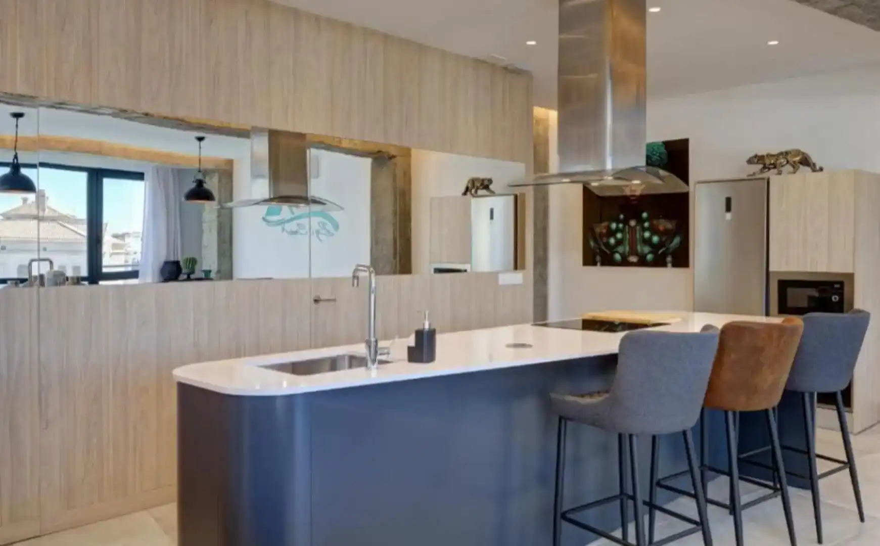 Kitchen of Flat for rent in Centro