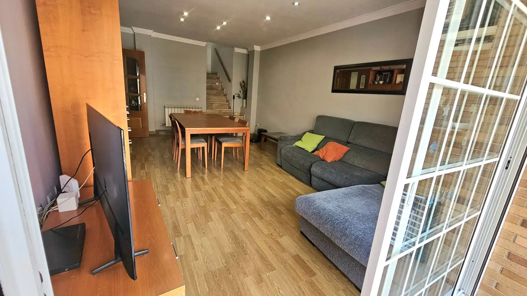 Sala d'estar de Dúplex en venda en Castellar del Vallès amb Aire condicionat, Calefacció i Traster