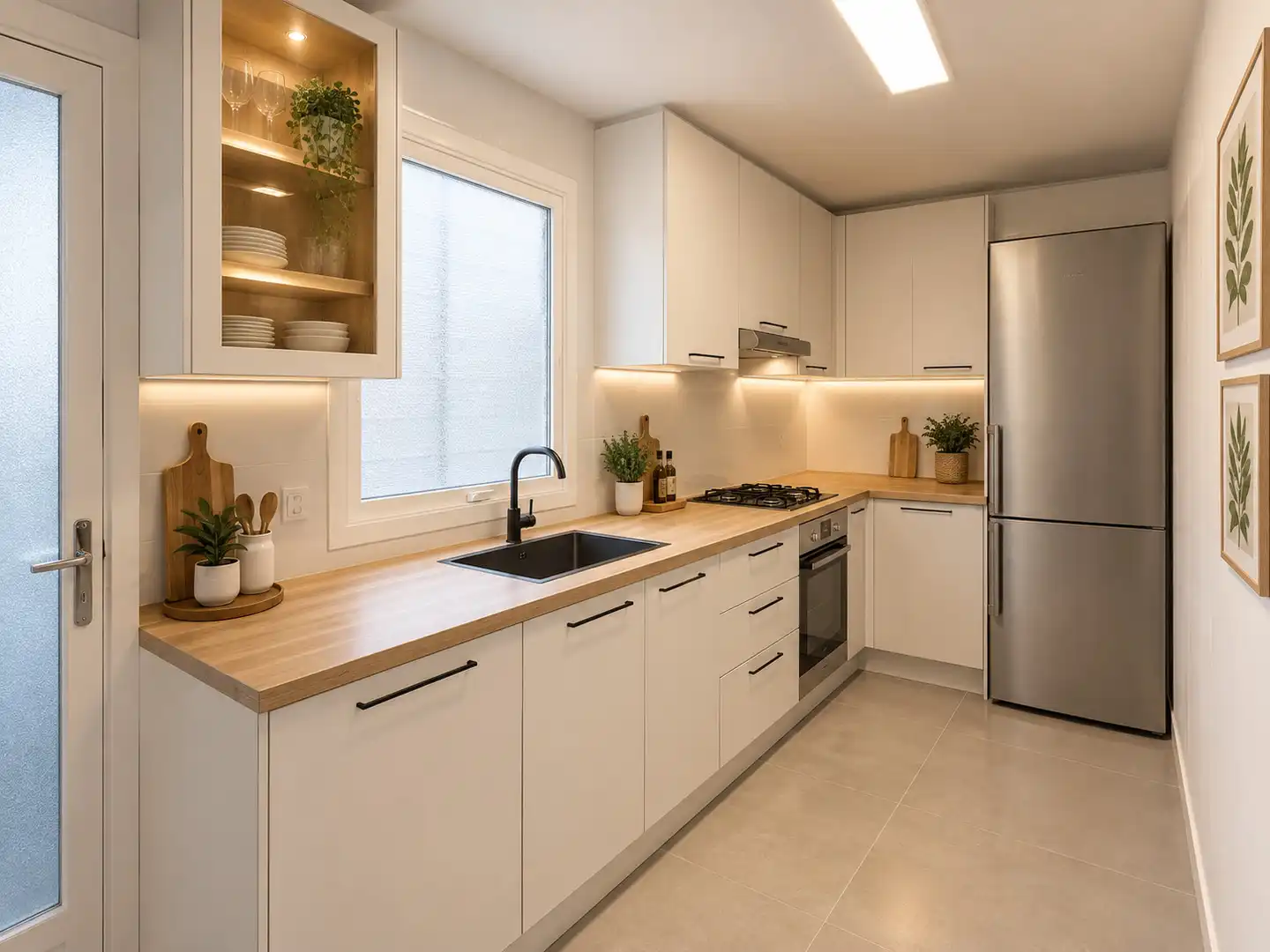 Cocina de Piso en venta en El Prat de Llobregat con Aire acondicionado, Calefacción y Parquet