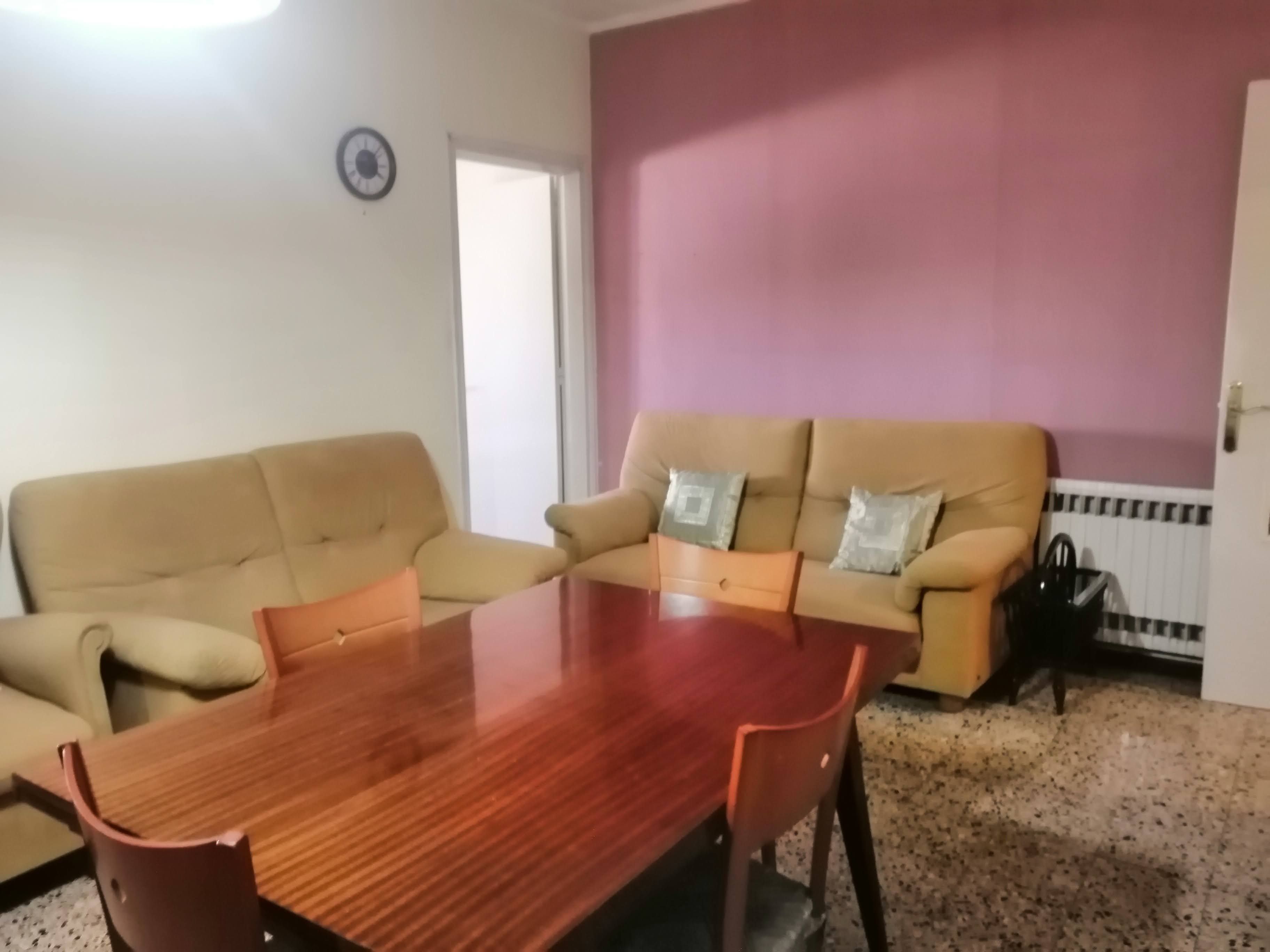 Sala d'estar de Pis en venda en  Lleida Capital amb Aire condicionat, Calefacció i Moblat