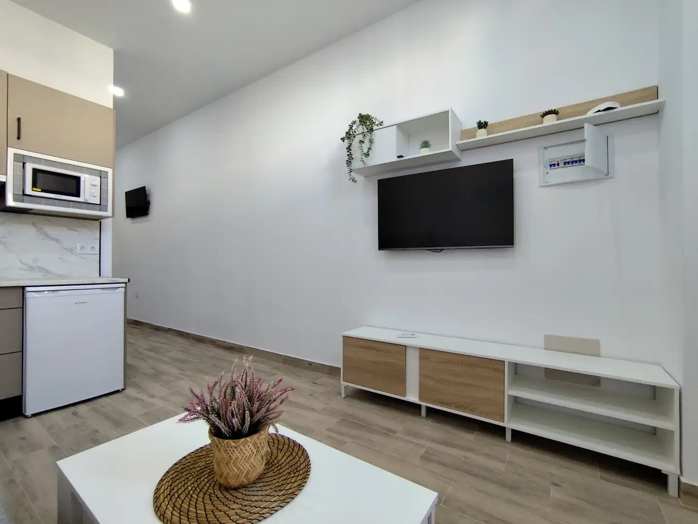 Sala de estar de Loft de alquiler en Sanlúcar de Barrameda con Aire acondicionado, Calefacción y Amueblado
