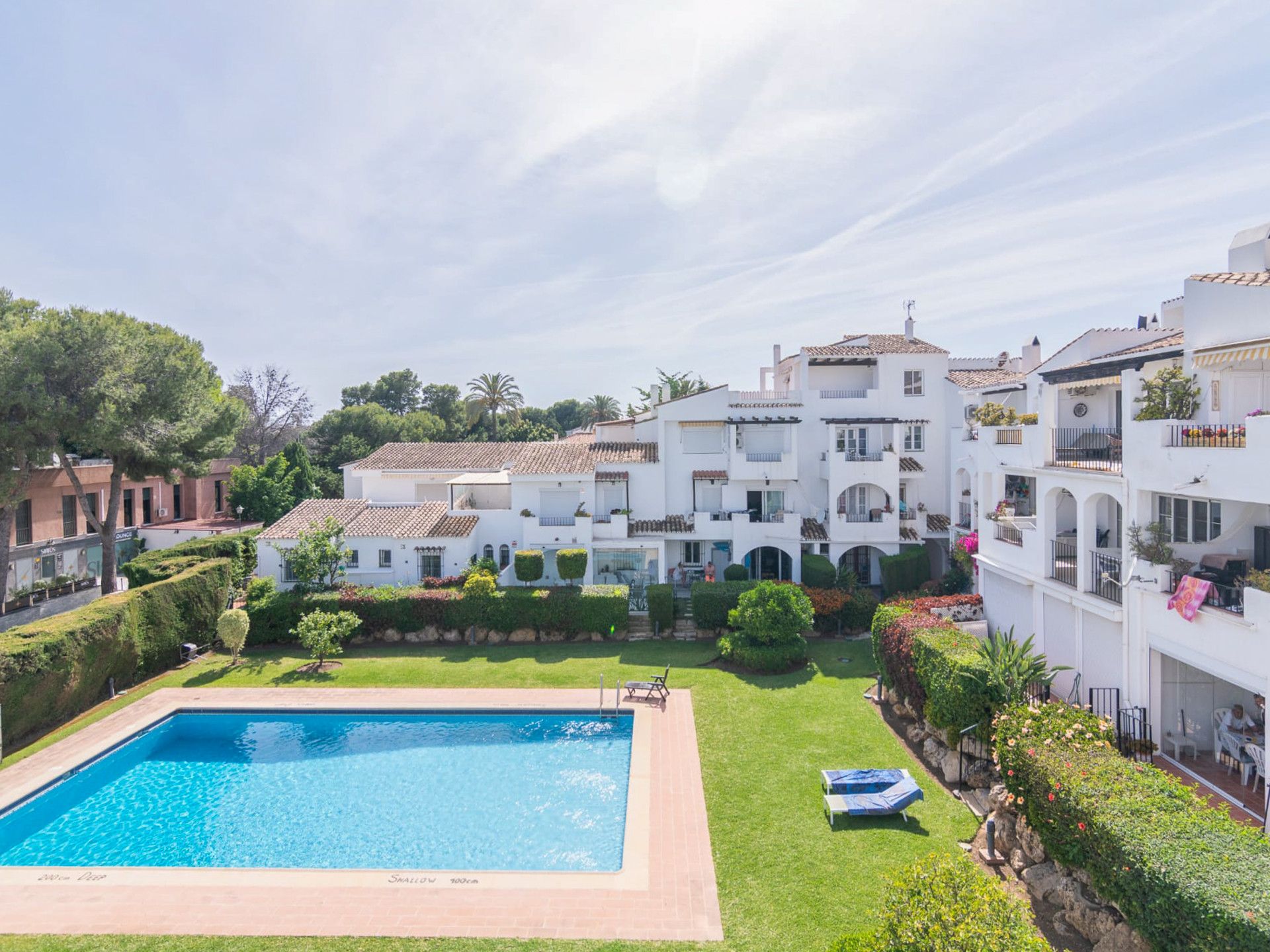 Garden of Attic for sale in Estepona  with Air Conditioner, Terrace and Swimming Pool